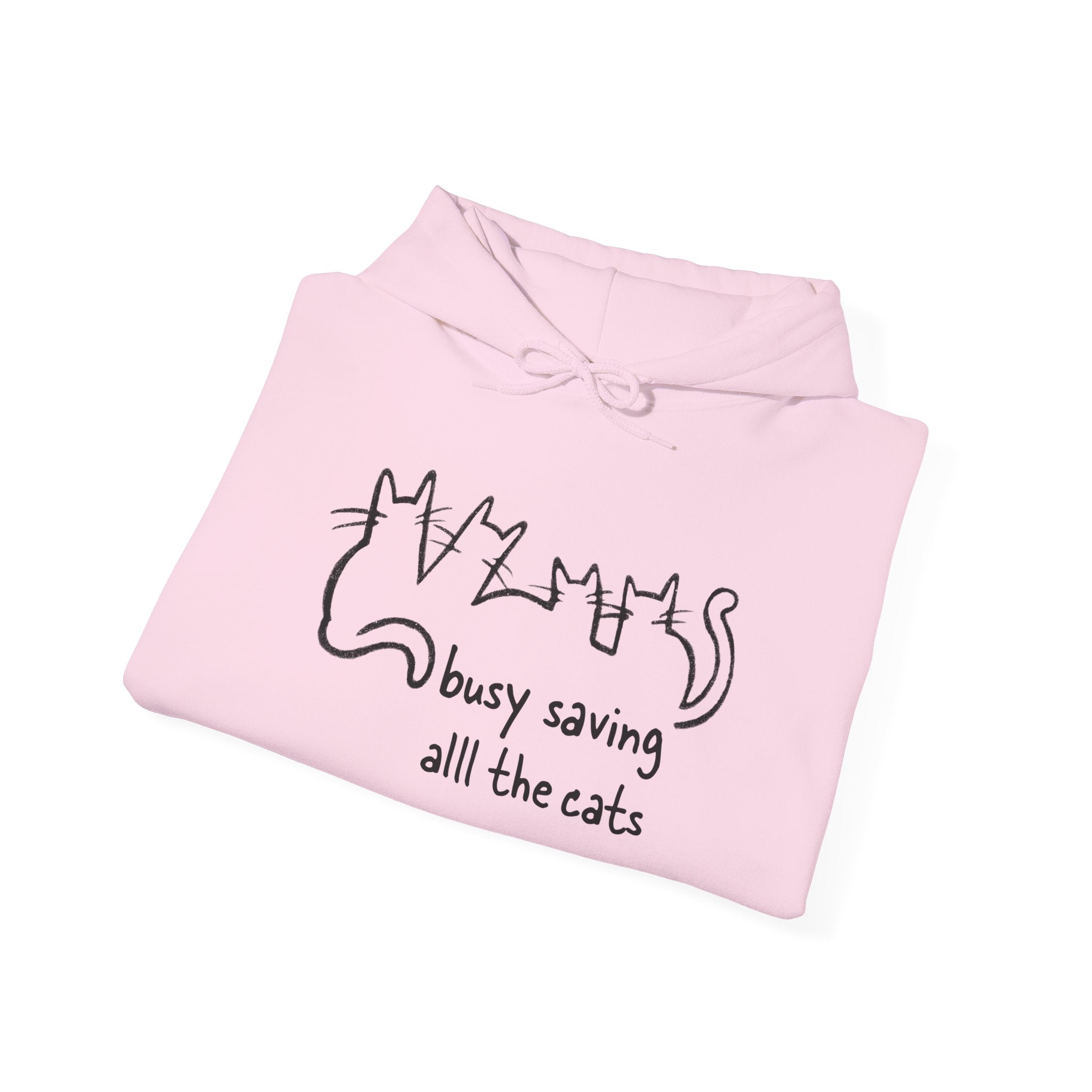 Busy Saving all the Cats Hoodie