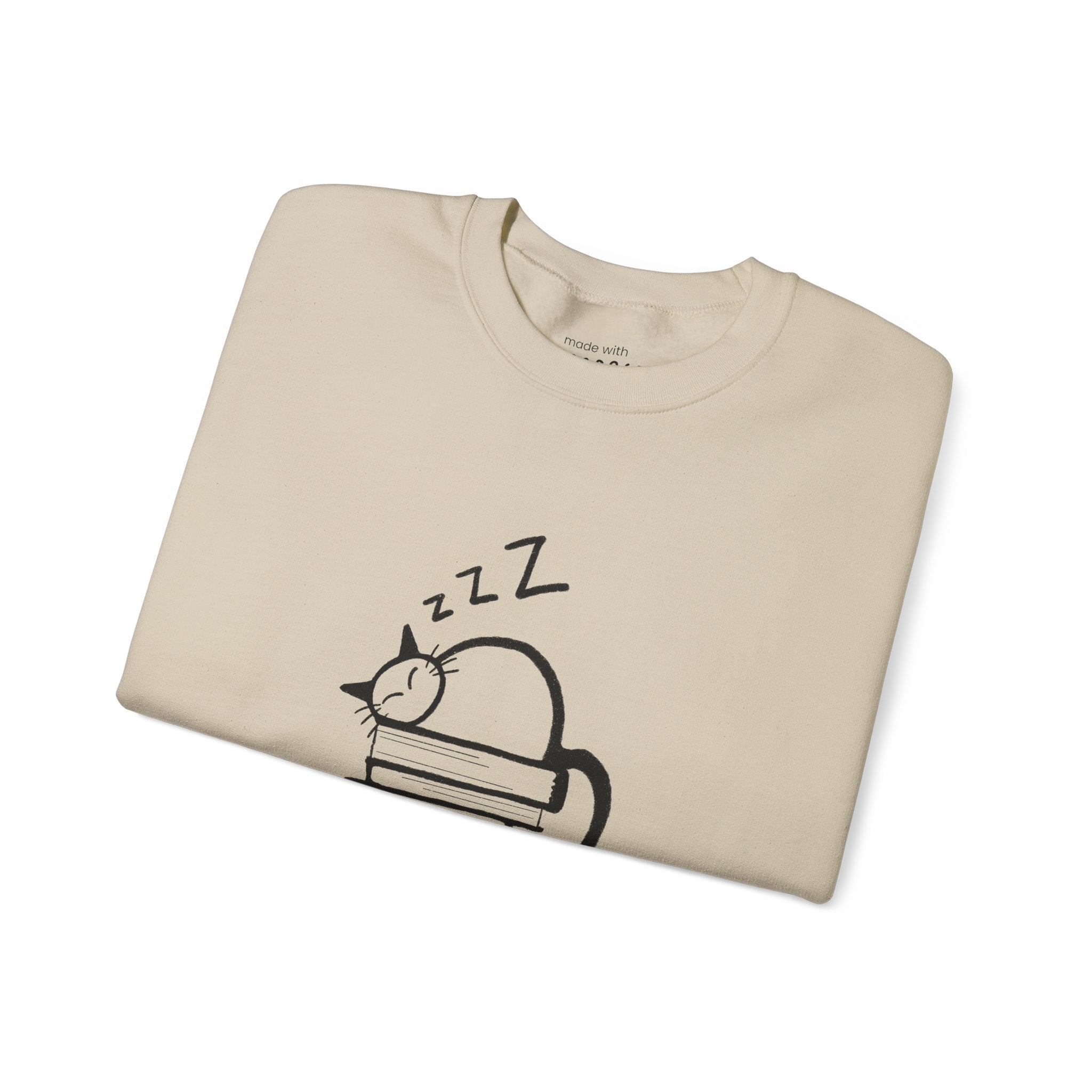 Books. Cats. Life is Good Sweatshirt