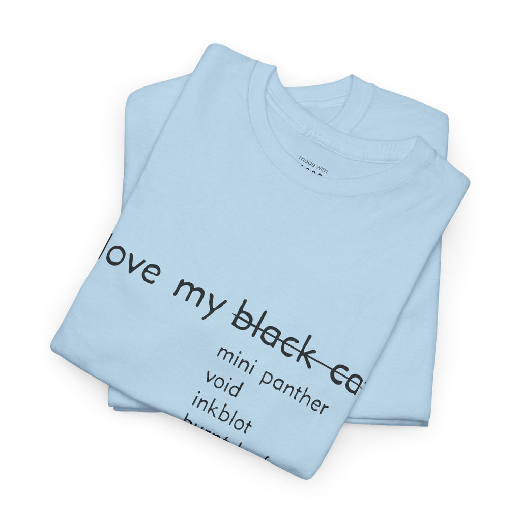 I Love My Black Cat T-Shirt