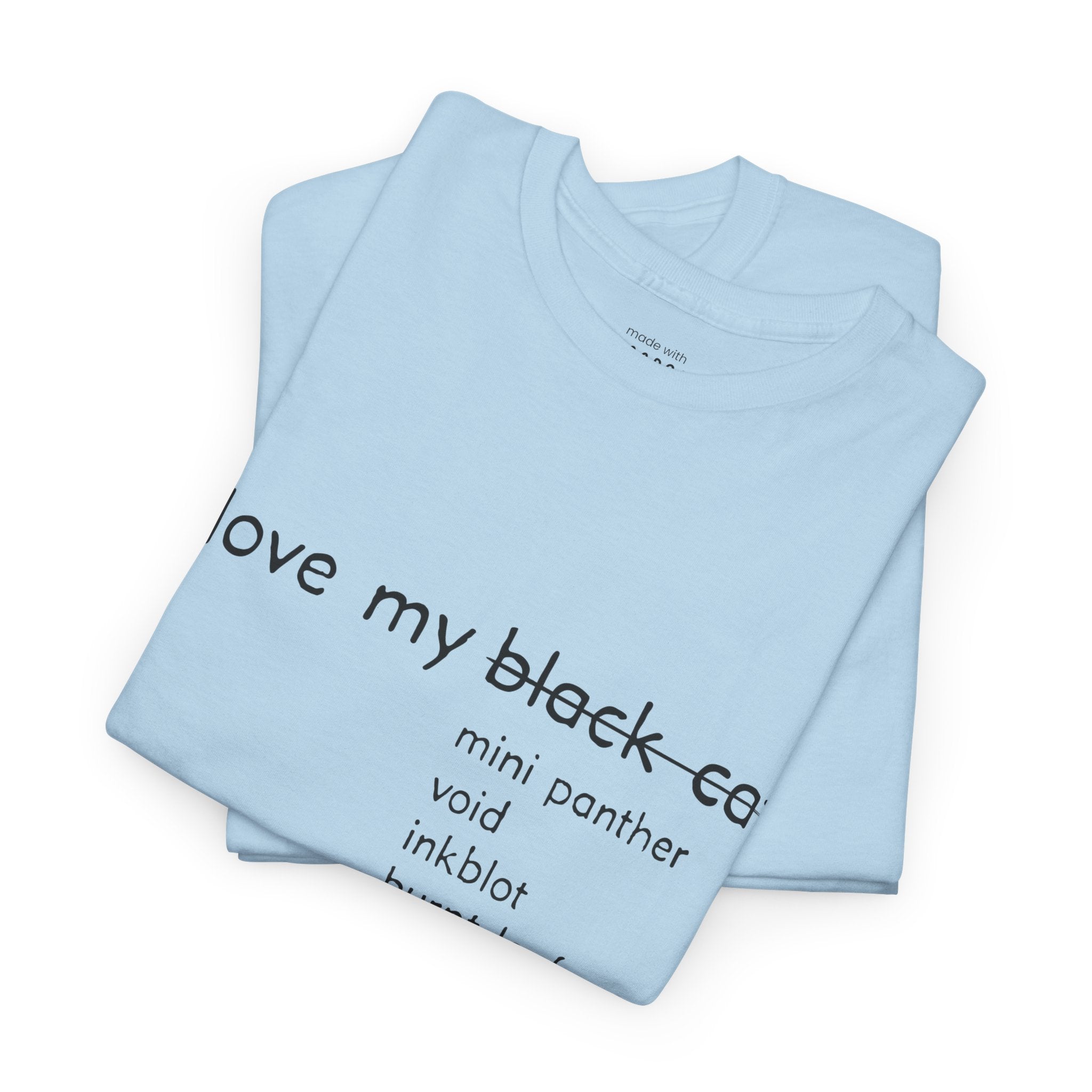 I Love My Black Cat T-Shirt