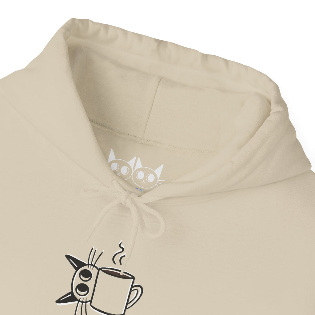 Powered by Caffeine and Purrs Hoodie