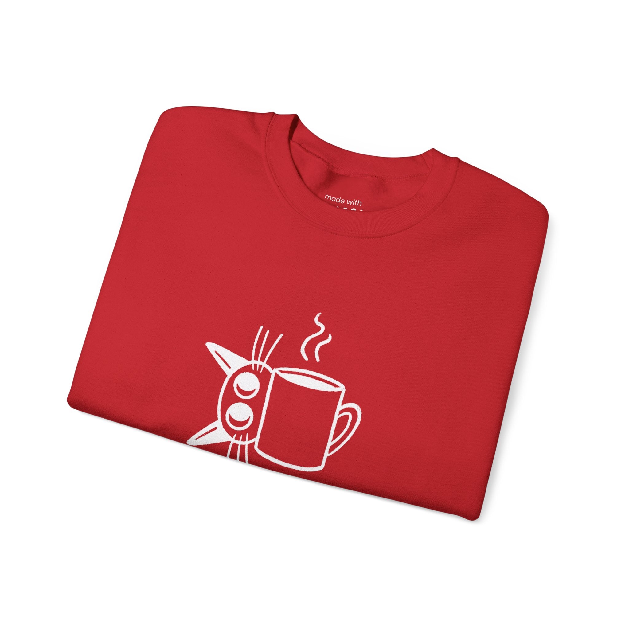 Powered by Caffeine and Purrs Sweatshirt