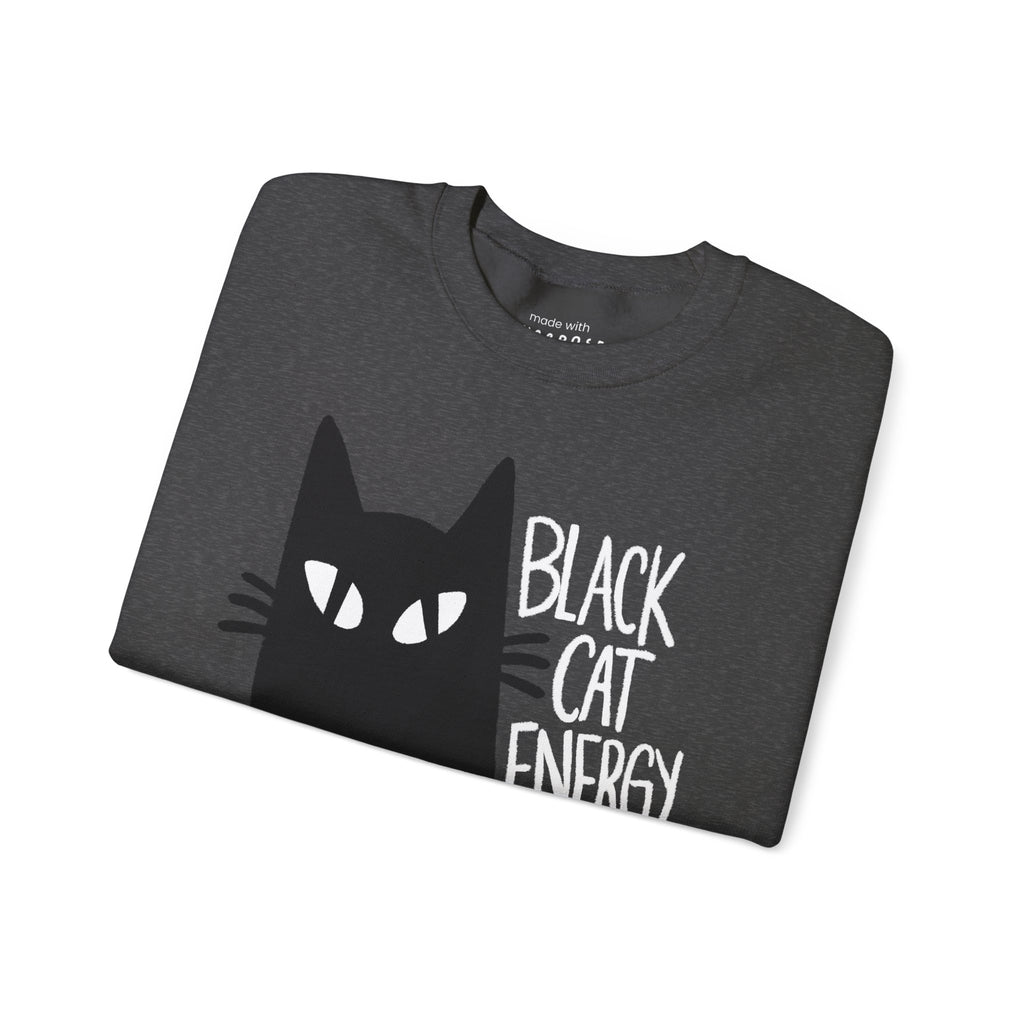 Black Cat Energy Sweatshirt