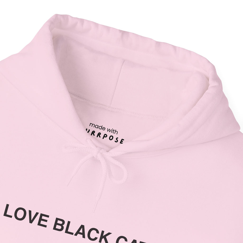 I Love Black Cats Hoodie