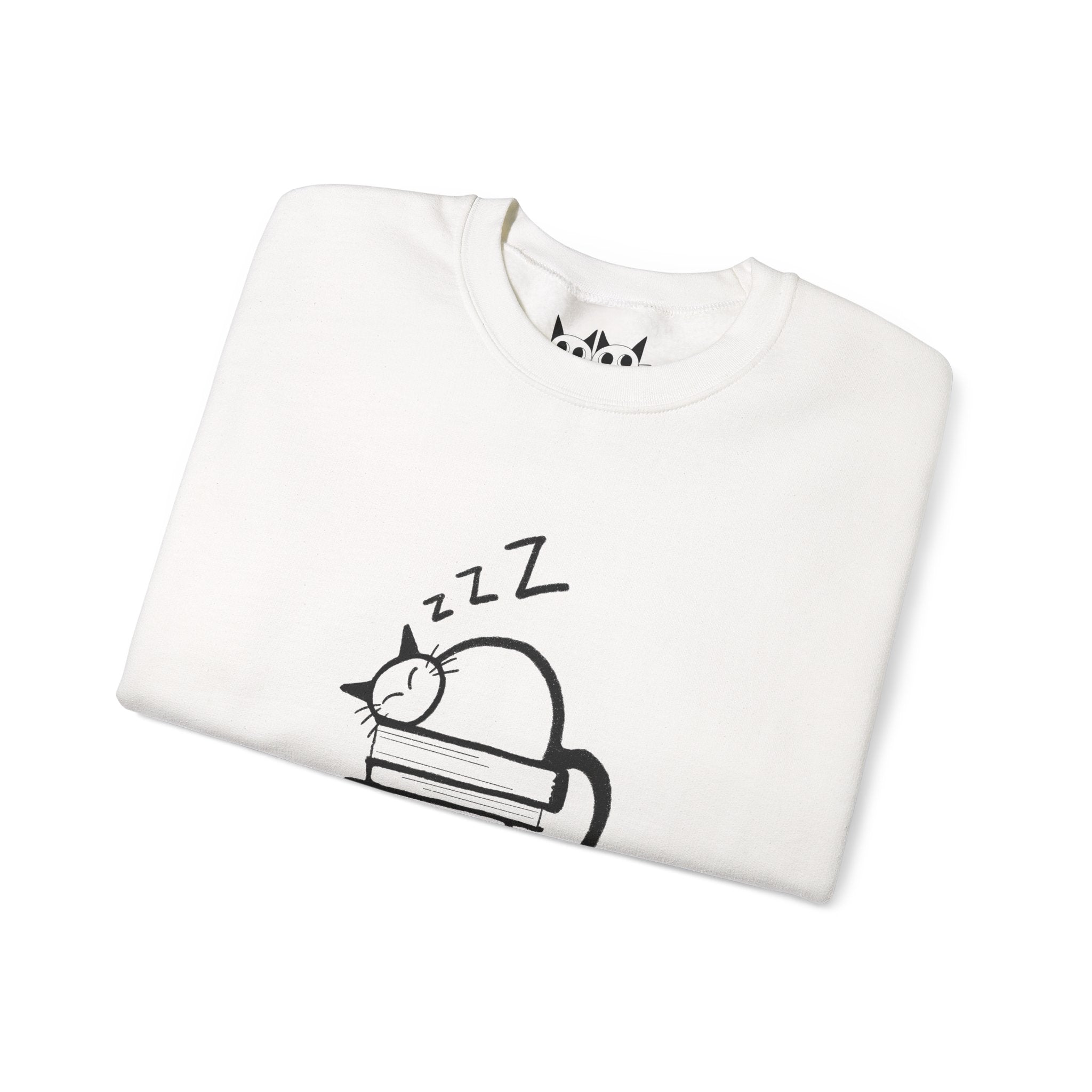 Books. Cats. Life is Good Sweatshirt