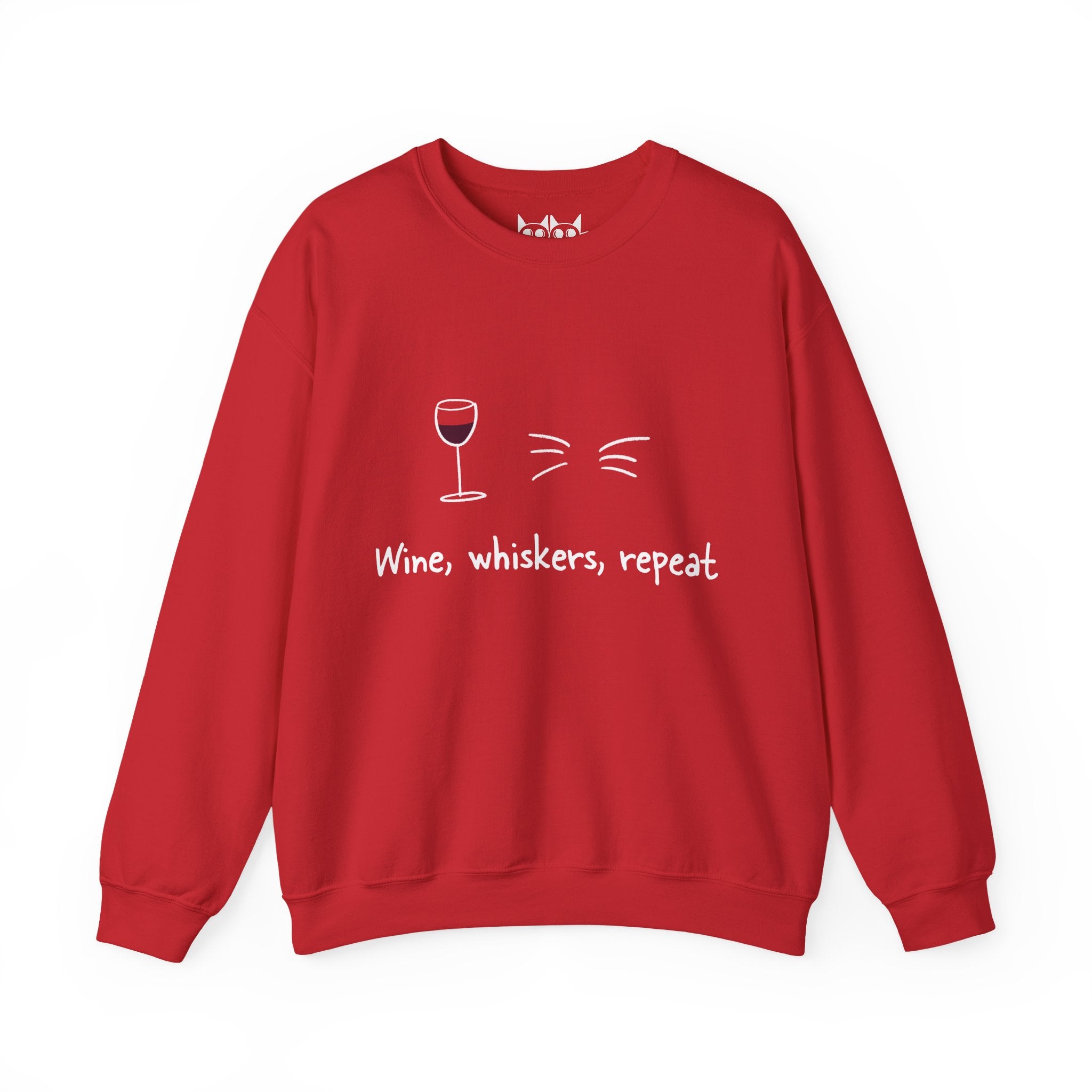 Wine, Whiskers, Repeat Sweatshirt