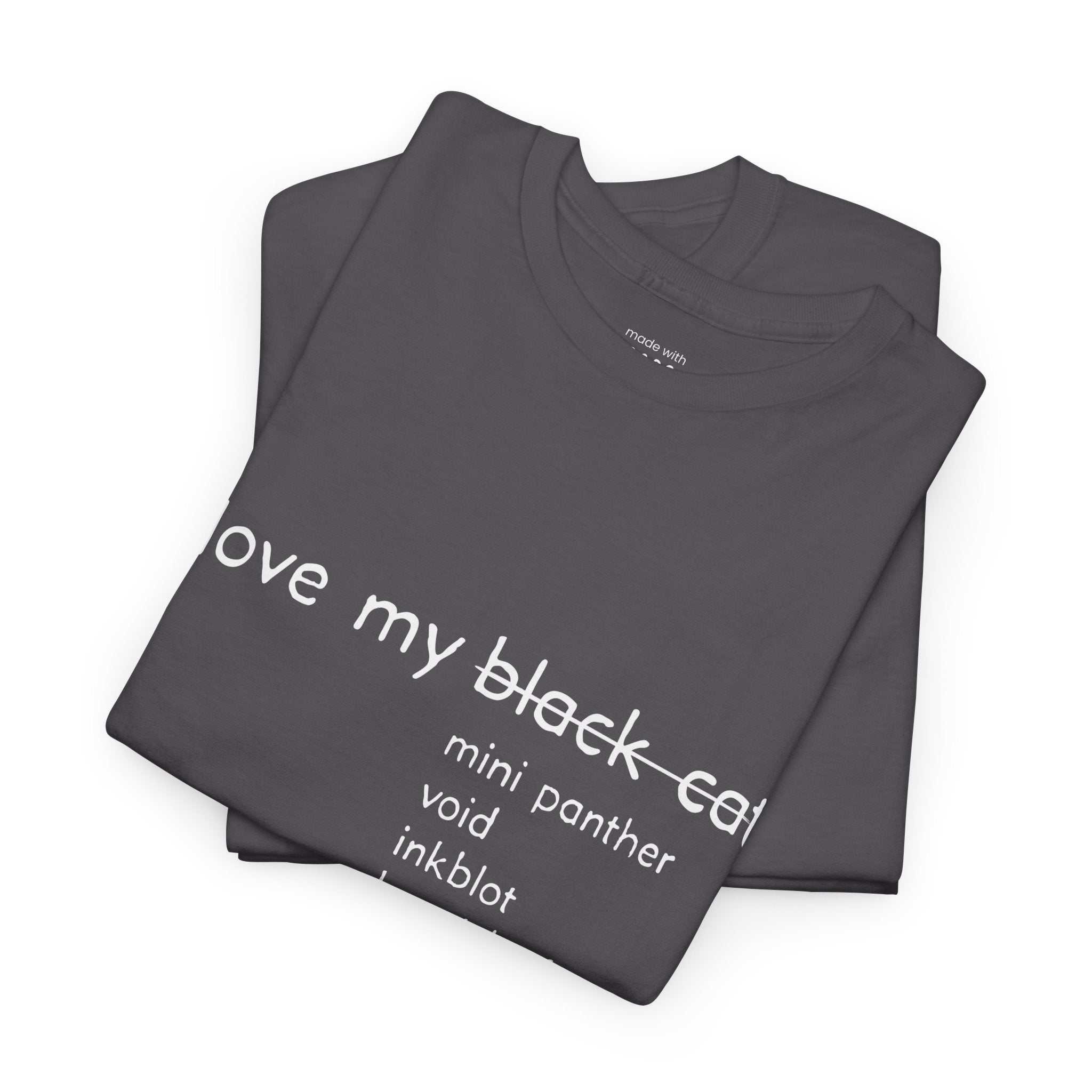 I Love My Black Cat T-Shirt