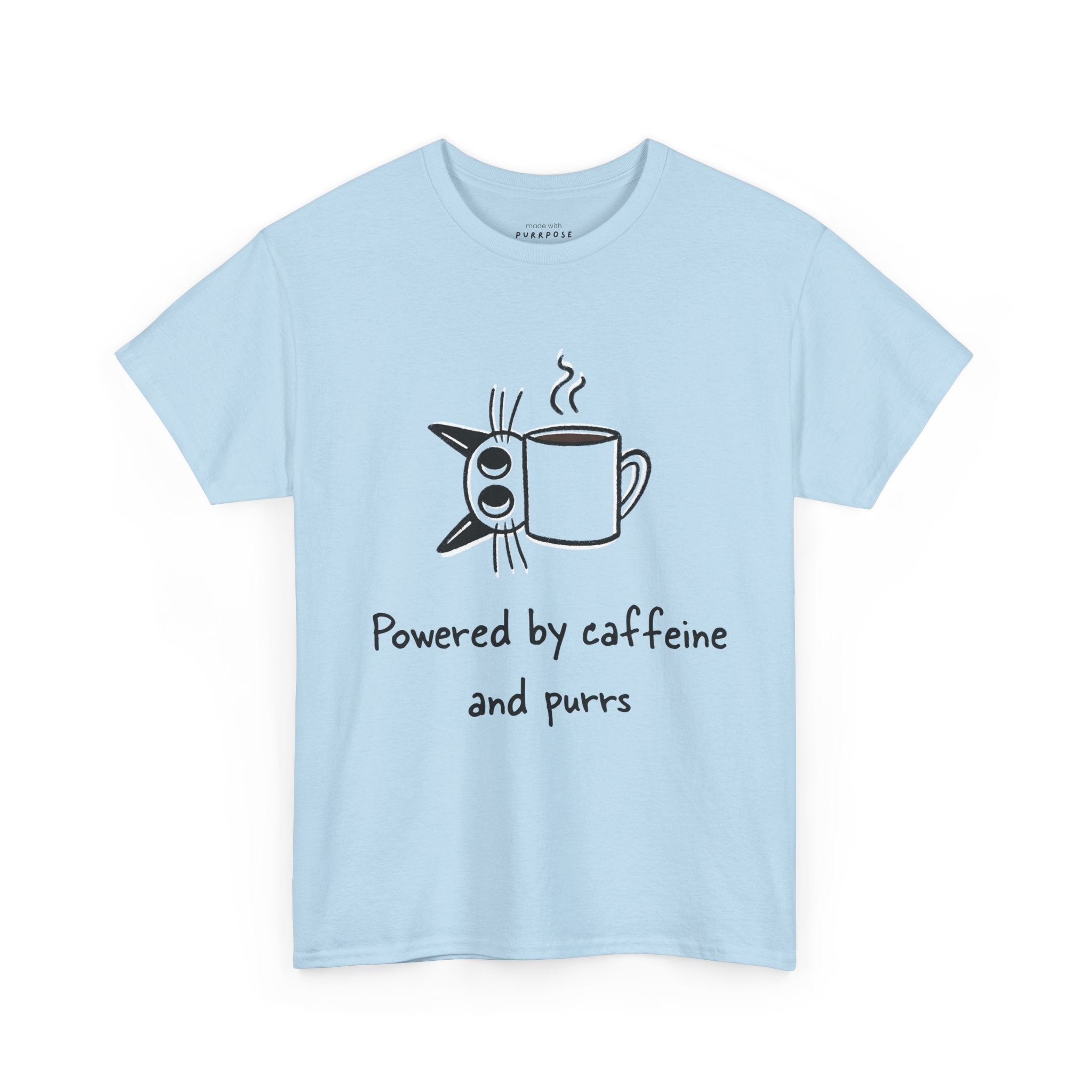 Powered by Caffeine and Purrs T-Shirt