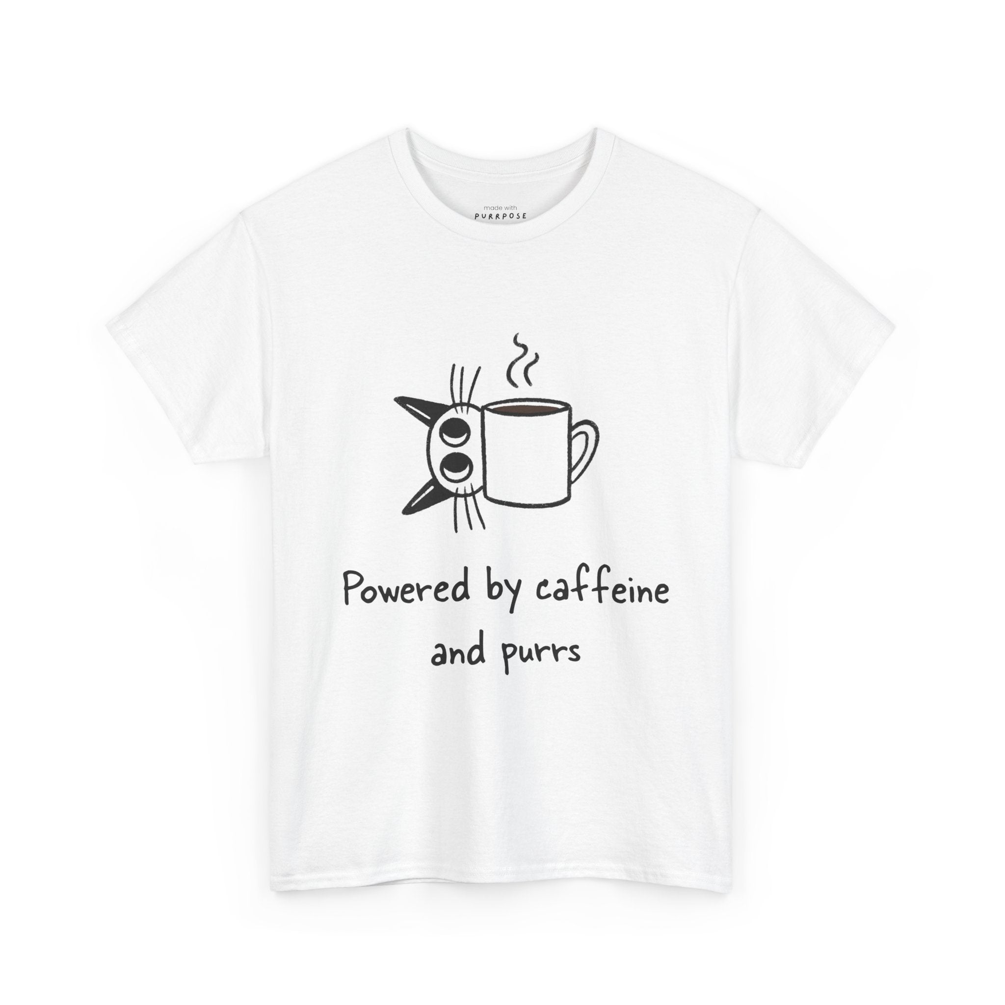 Powered by Caffeine and Purrs T-Shirt