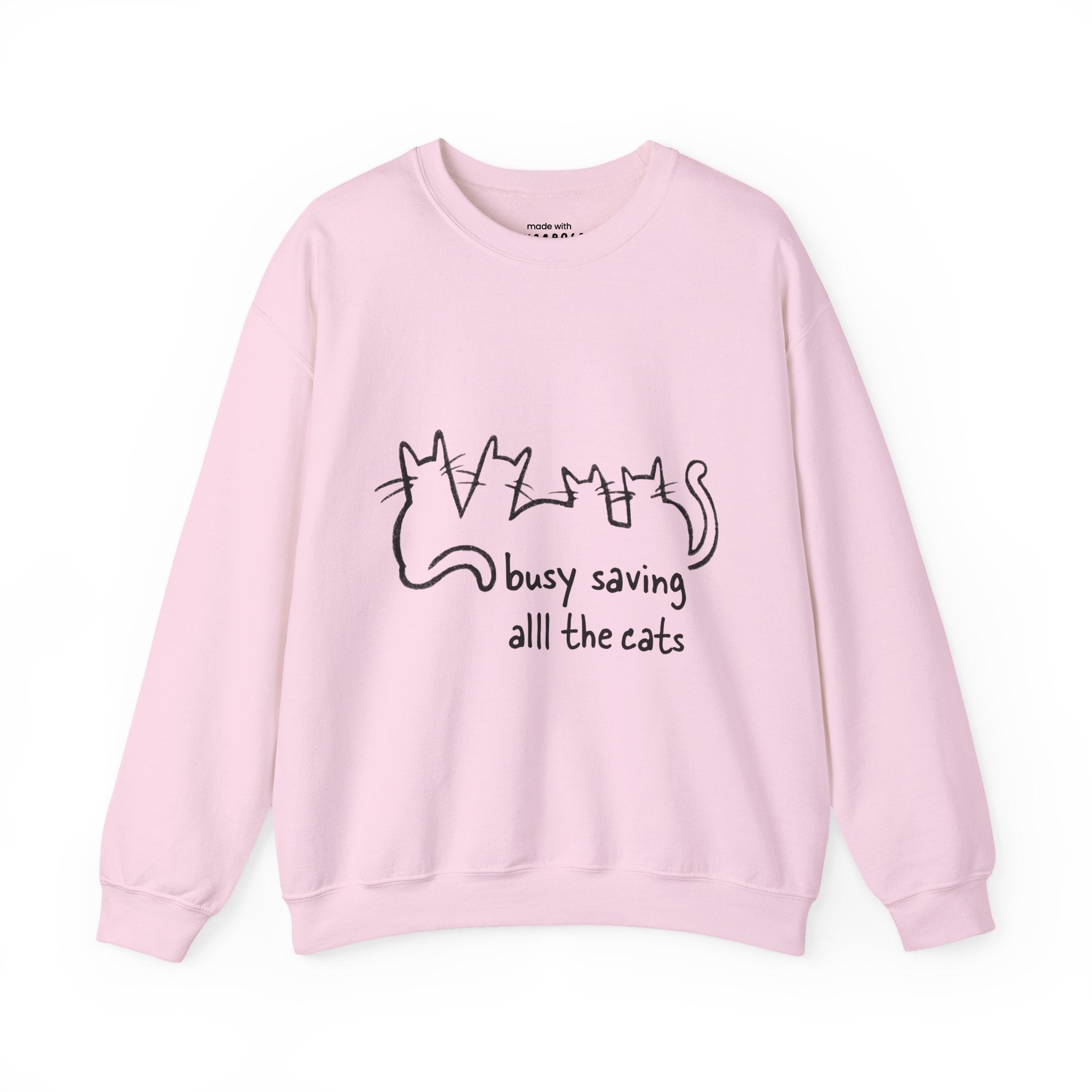 Busy Saving All the Cats Sweatshirt