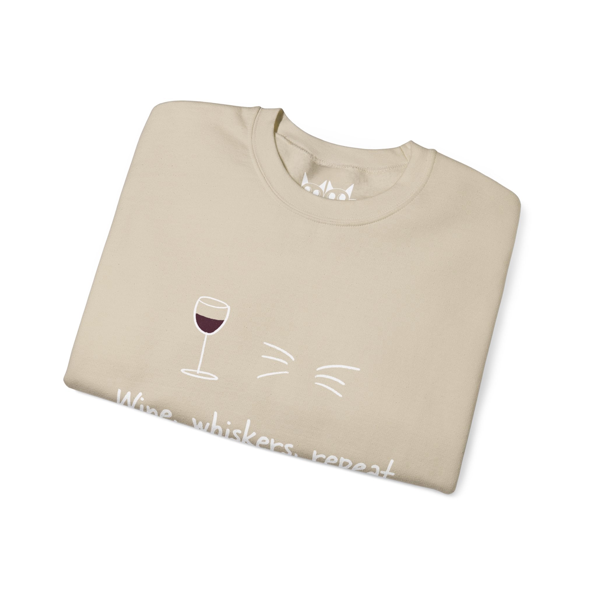 Wine, Whiskers, Repeat Sweatshirt