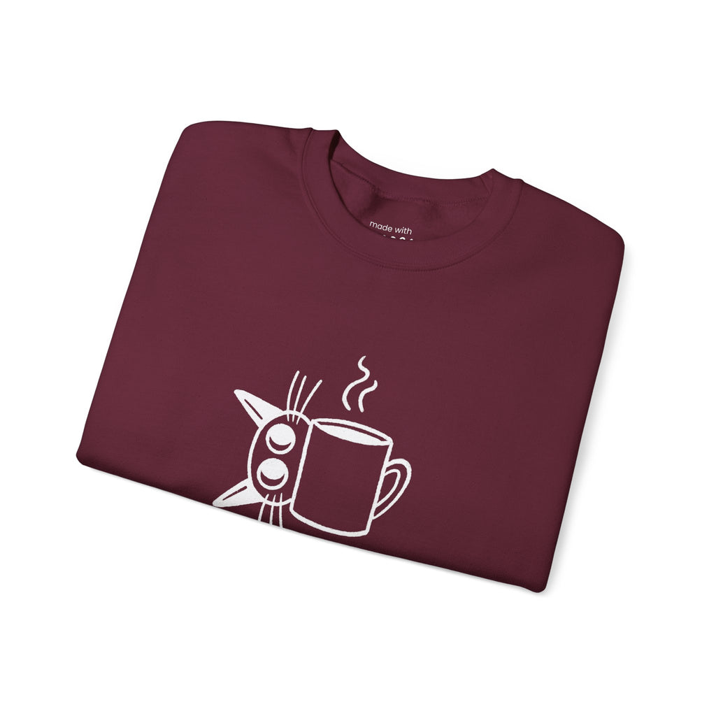 Powered by Caffeine and Purrs Sweatshirt