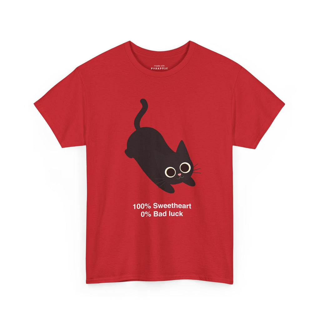 100% Sweetheart 0% Bad Luck T-Shirt