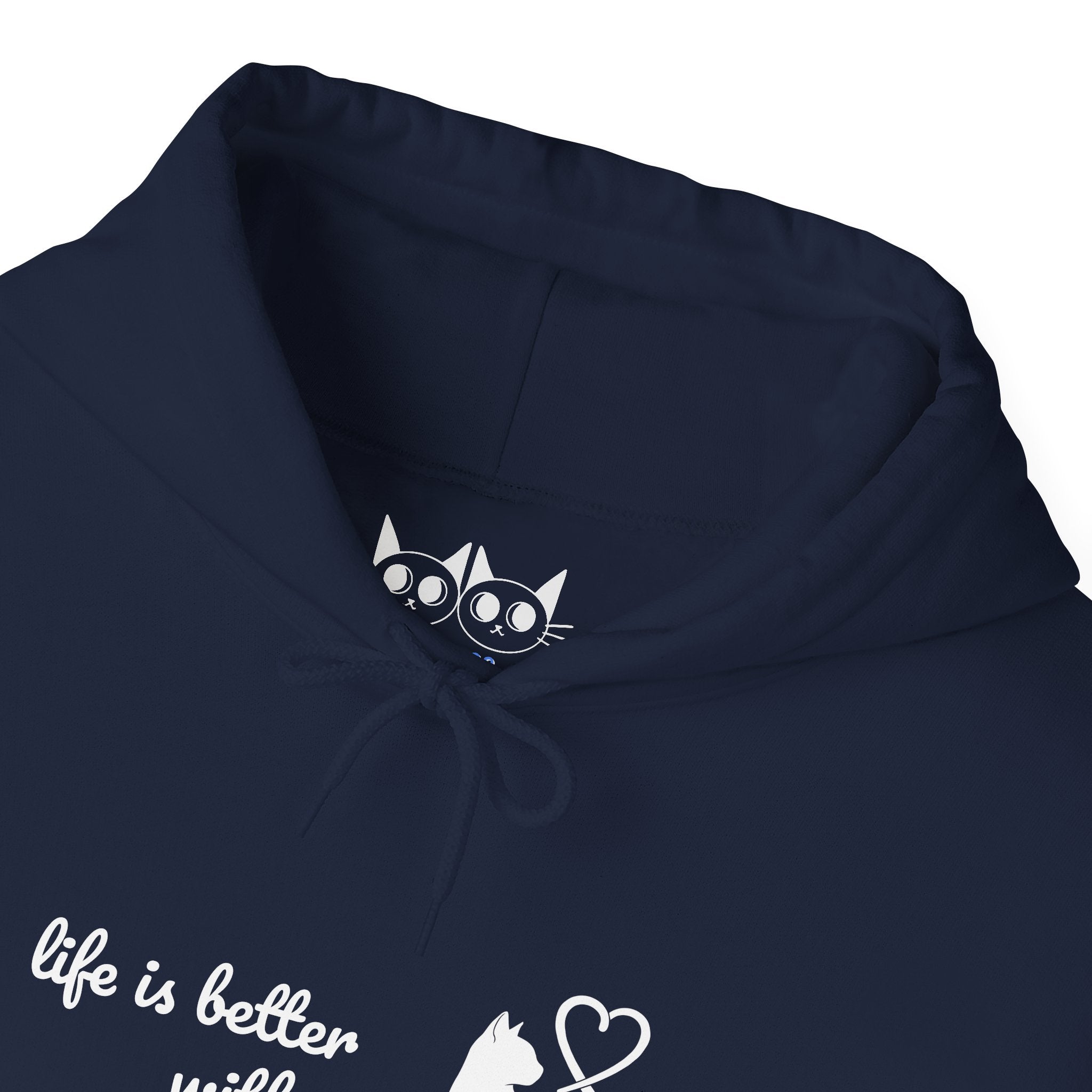 Life is Better With Cats Cats Hoodie
