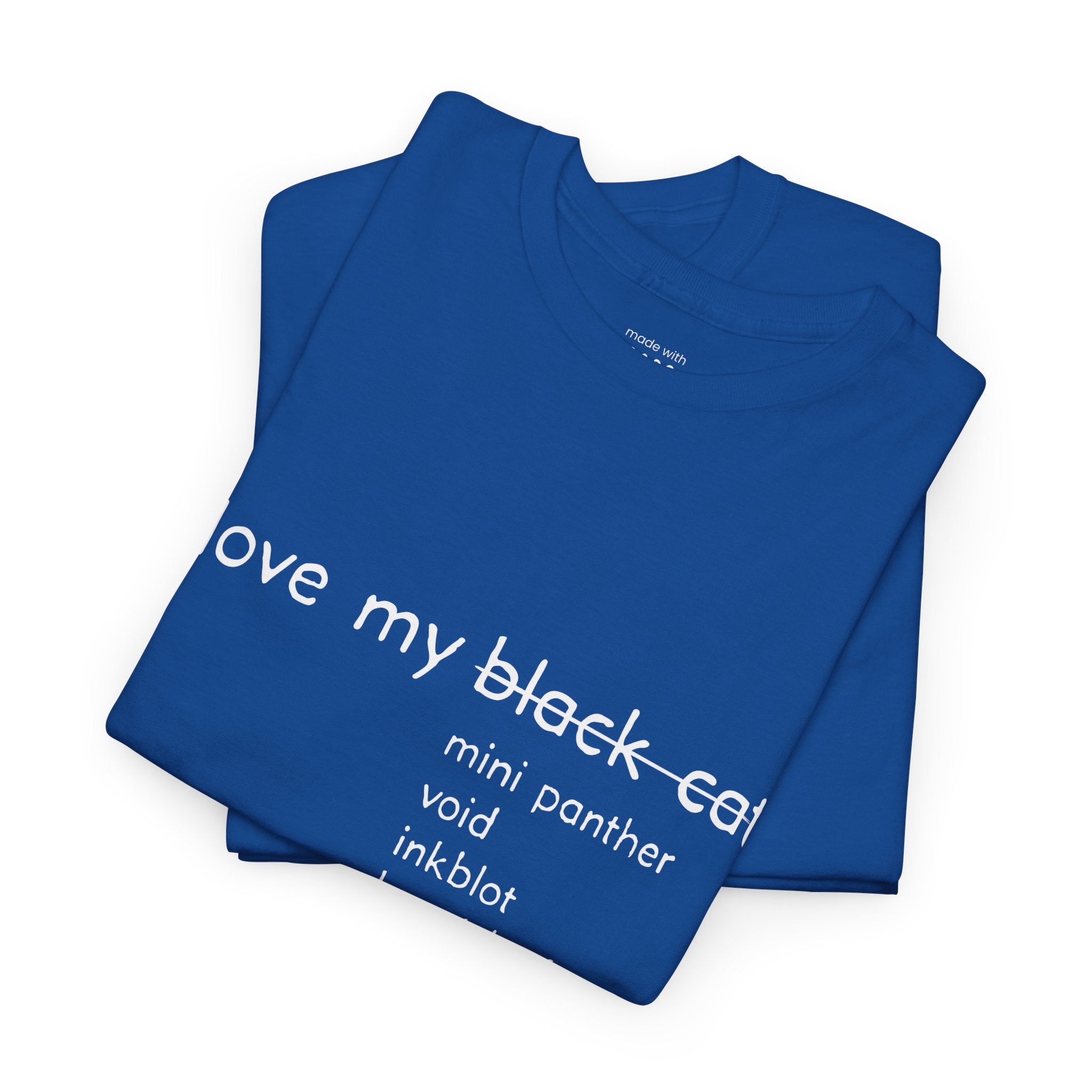 I Love My Black Cat T-Shirt