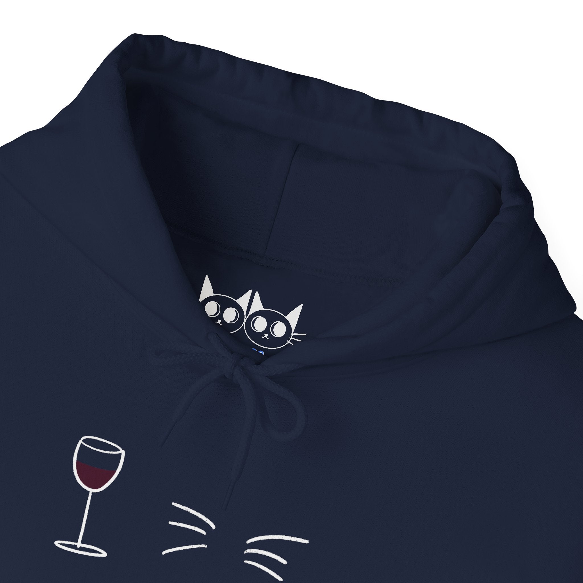 Wine, Whiskers, Repeat Hoodie