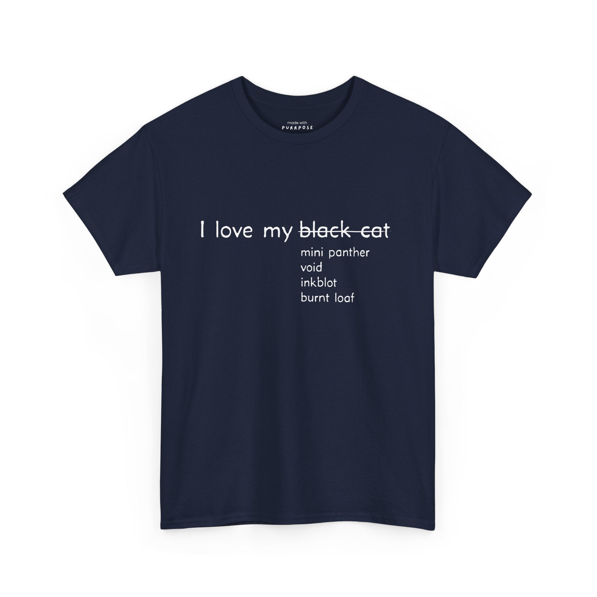 I Love My Black Cat T-Shirt