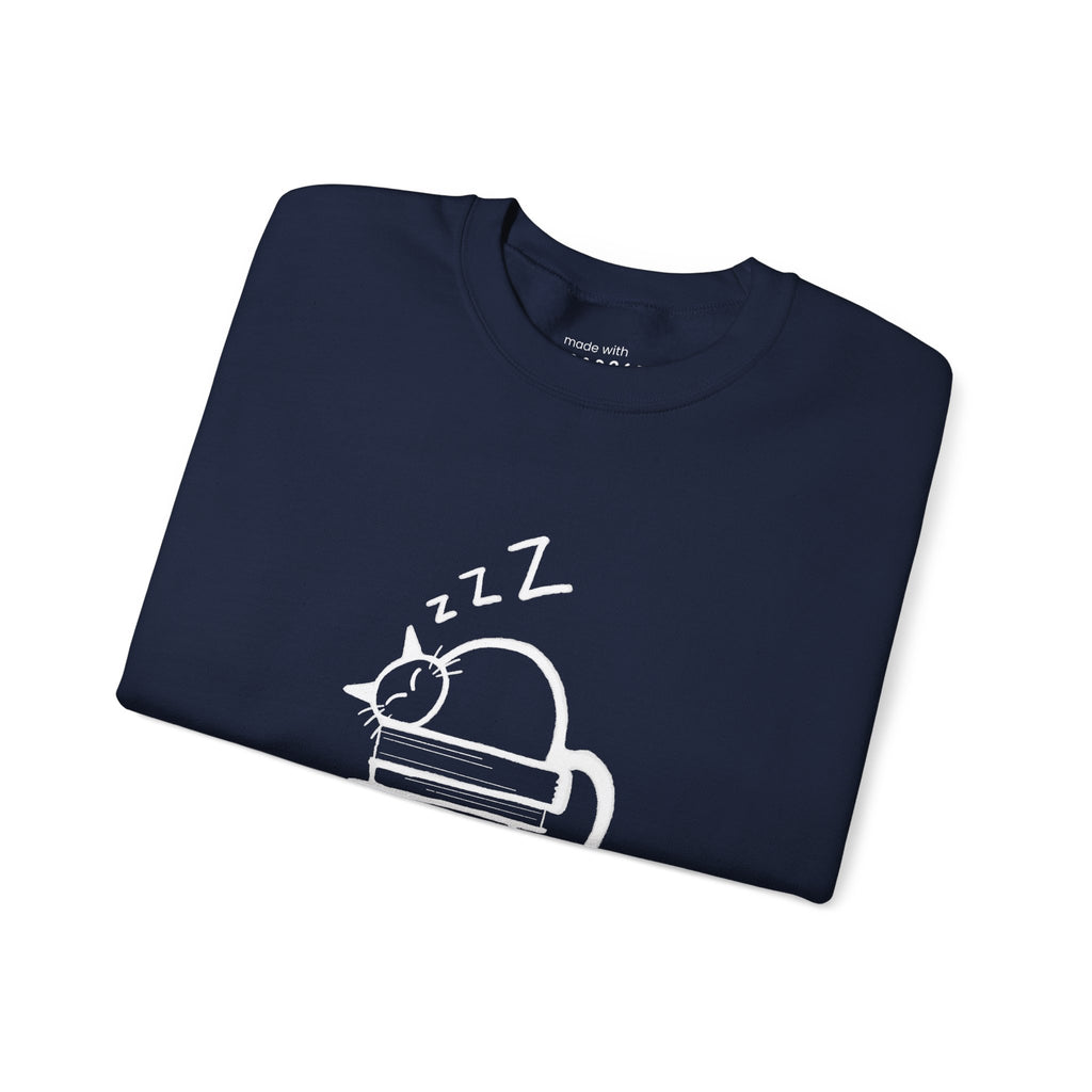 Books. Cats. Life is Good Sweatshirt