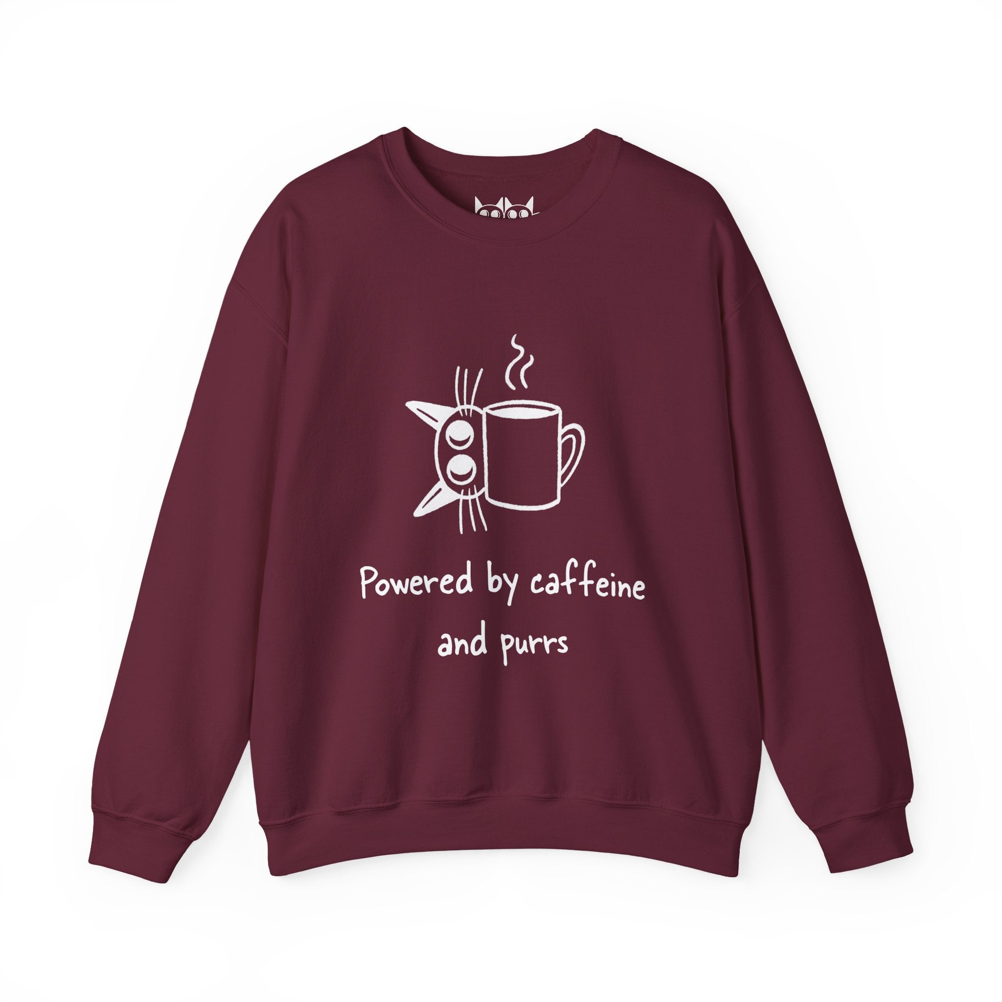 Powered by Caffeine and Purrs Sweatshirt