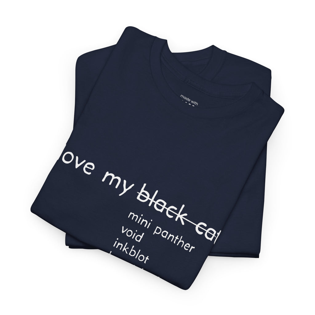 I Love My Black Cat T-Shirt