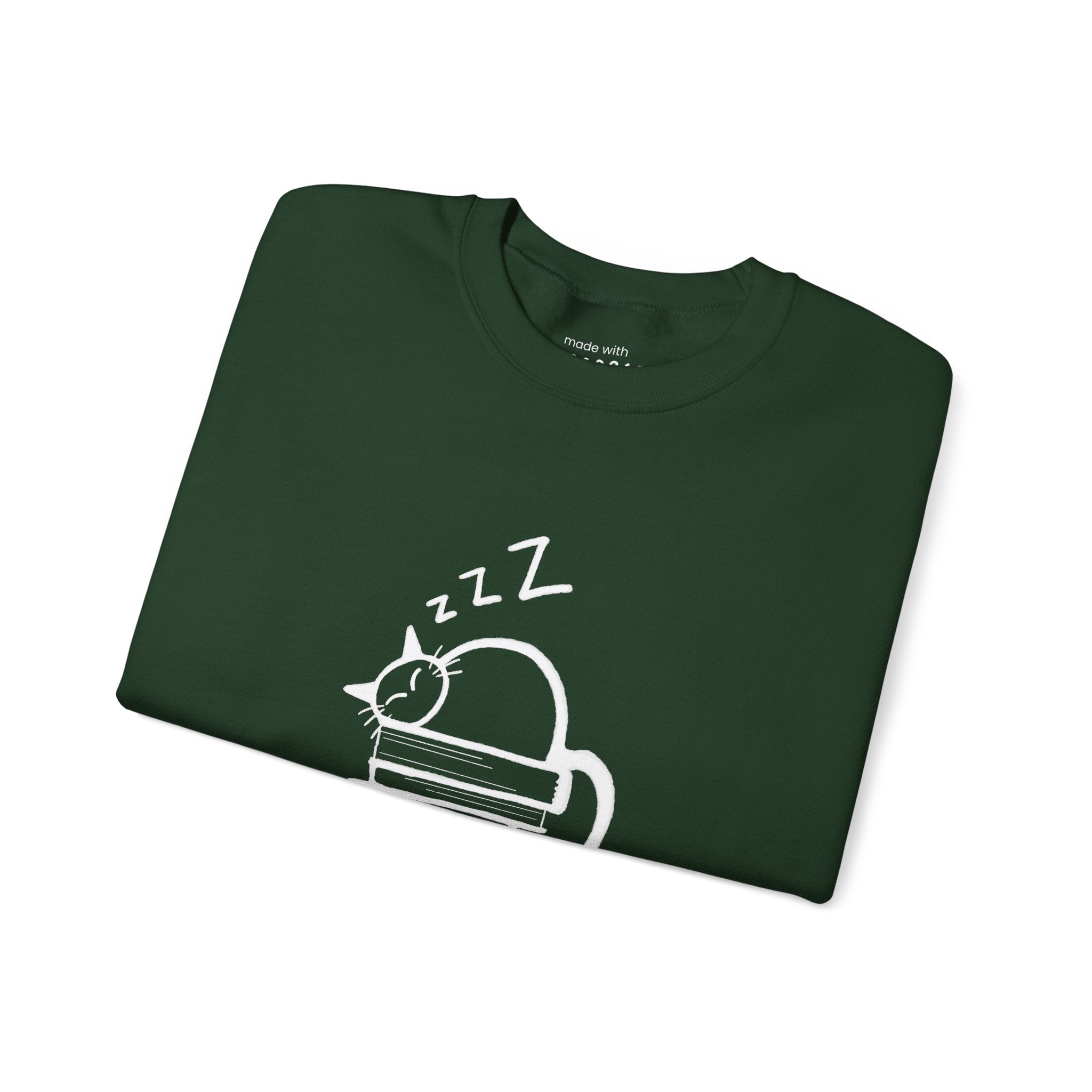 Books. Cats. Life is Good Sweatshirt