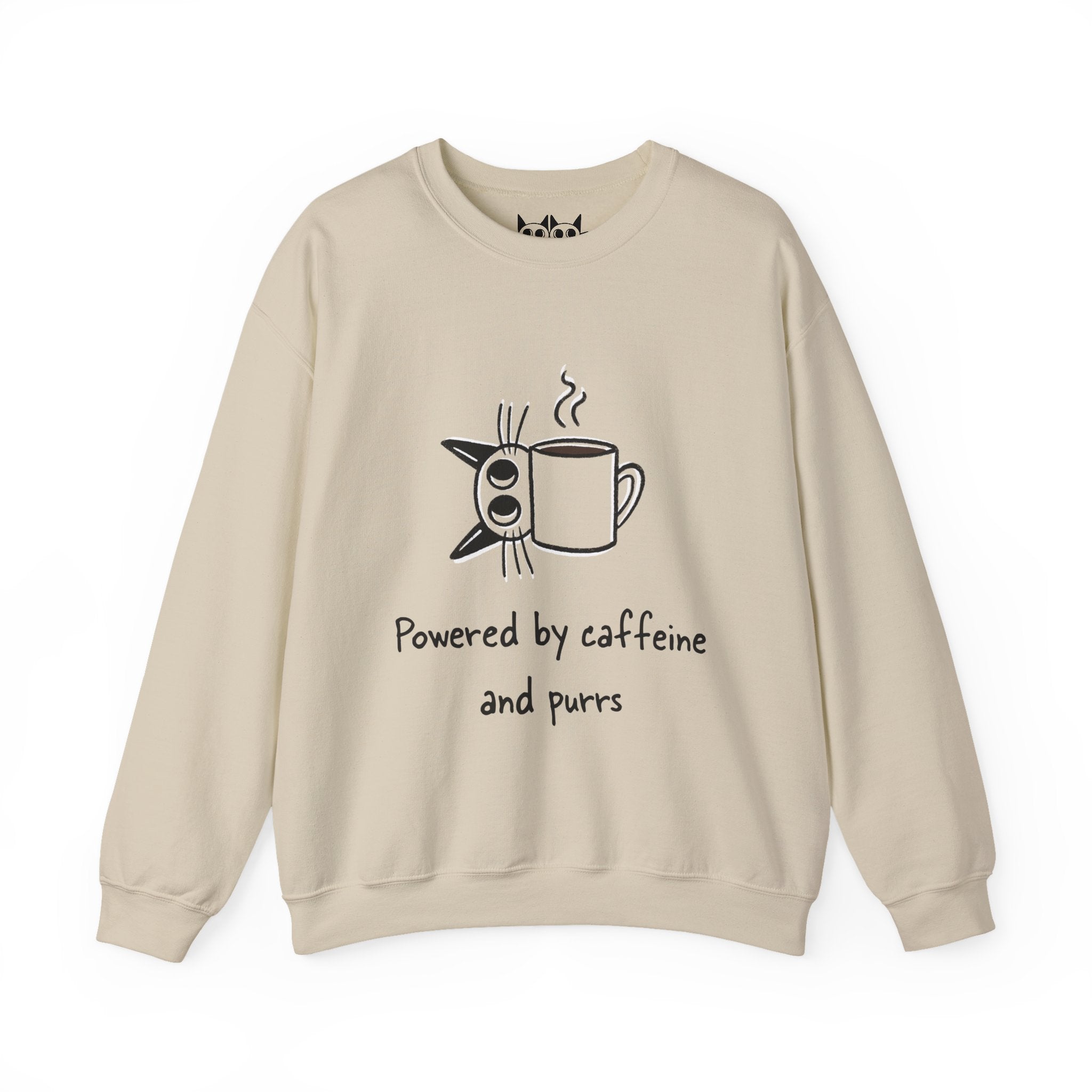 Powered by Caffeine and Purrs Sweatshirt