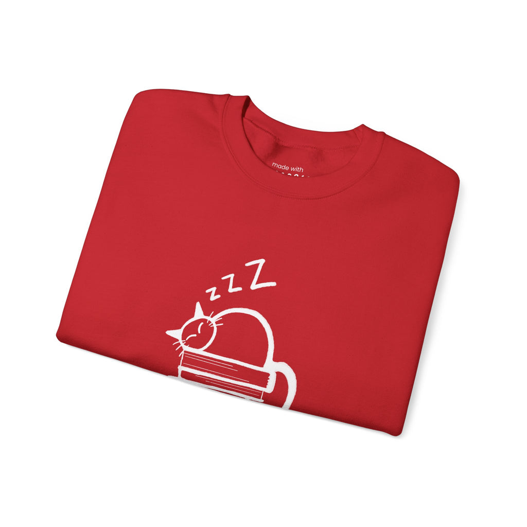Books. Cats. Life is Good Sweatshirt