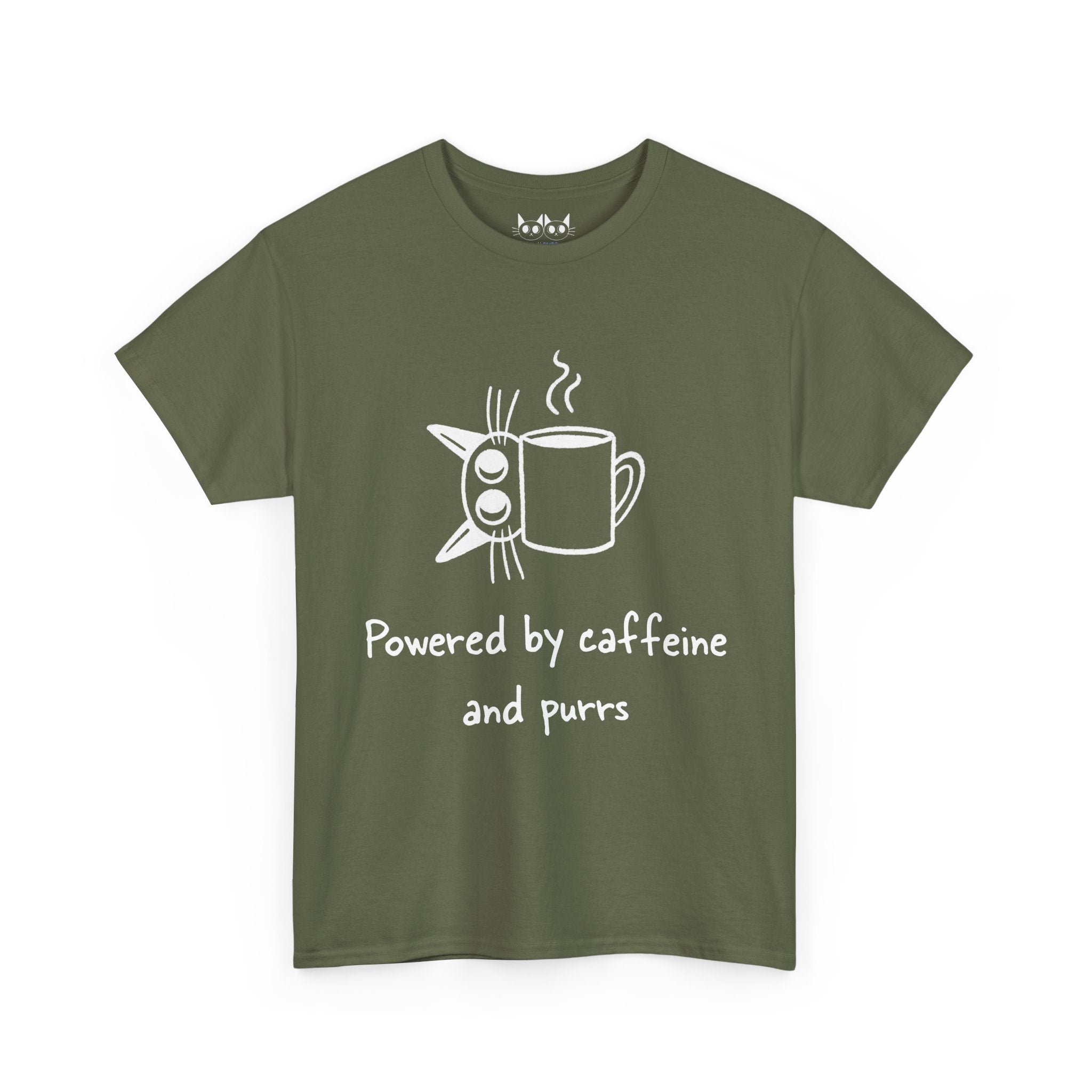 Powered by Caffeine and Purrs T-Shirt