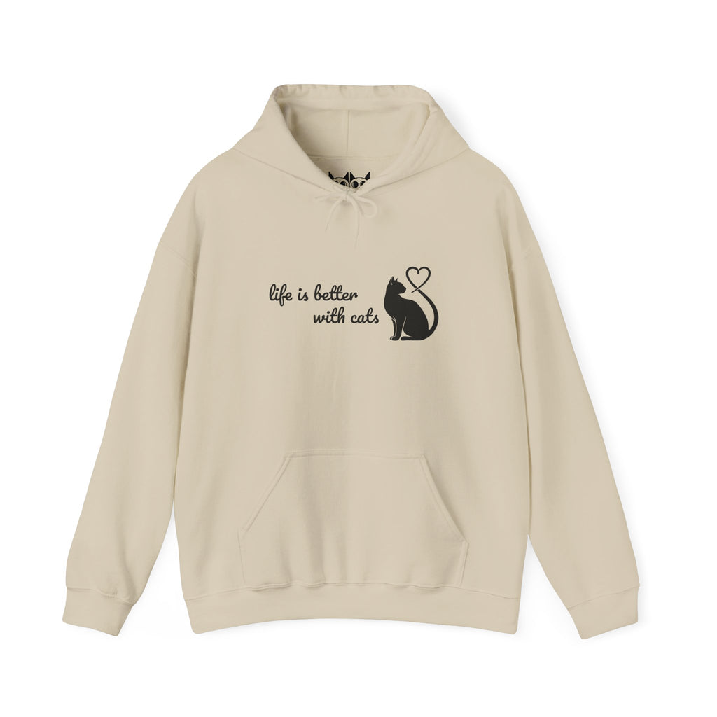 Life is Better With Cats Cats Hoodie