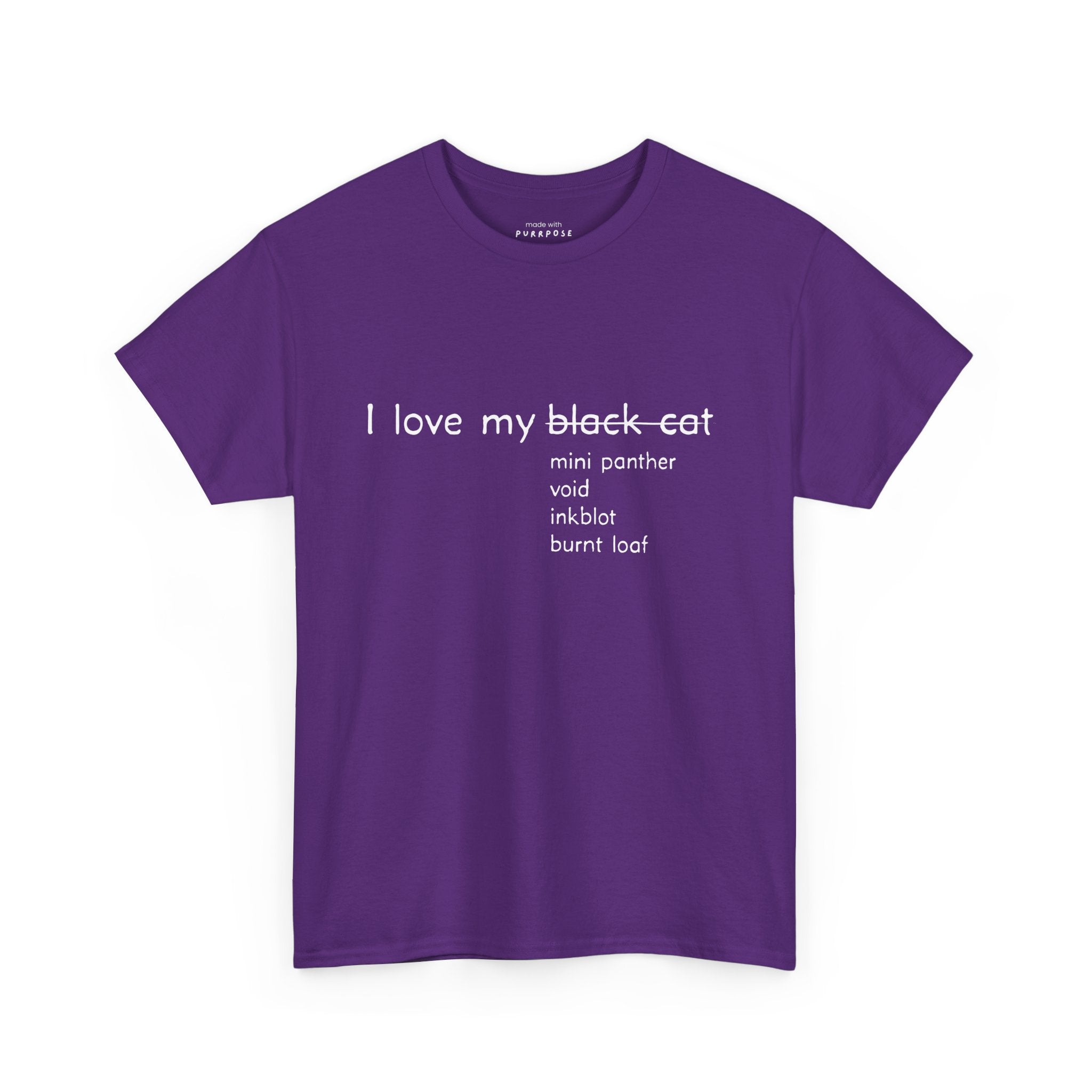 I Love My Black Cat T-Shirt