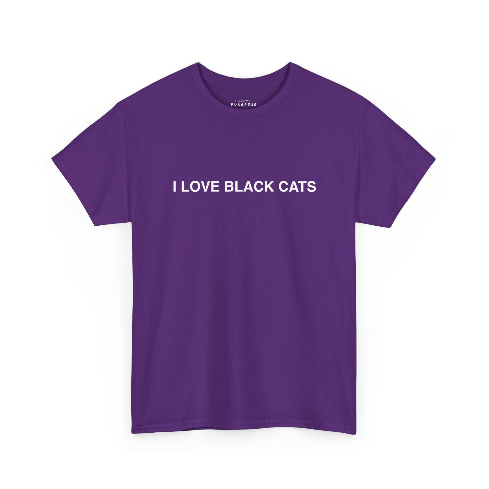 I Love Black Cats T-Shirt