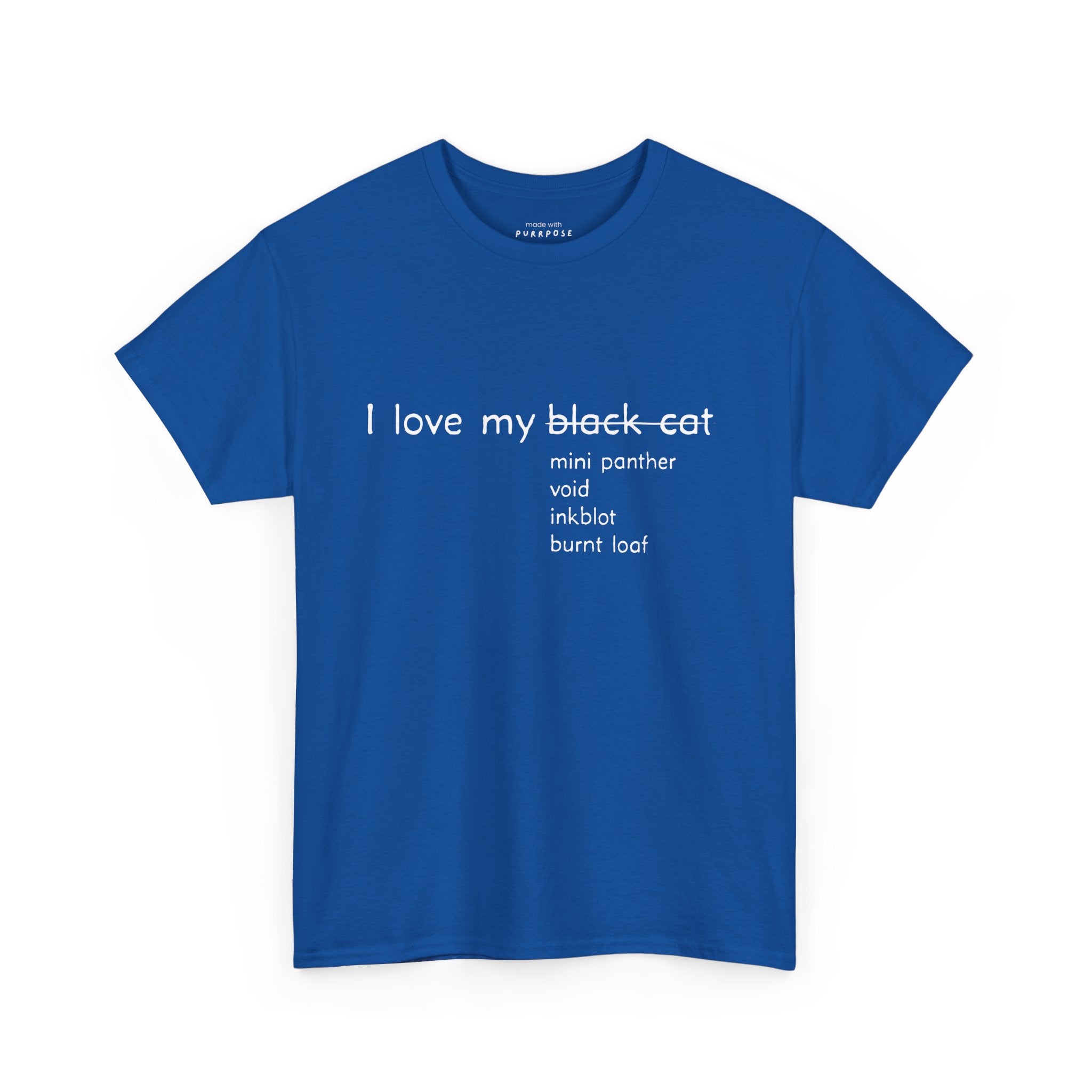 I Love My Black Cat T-Shirt