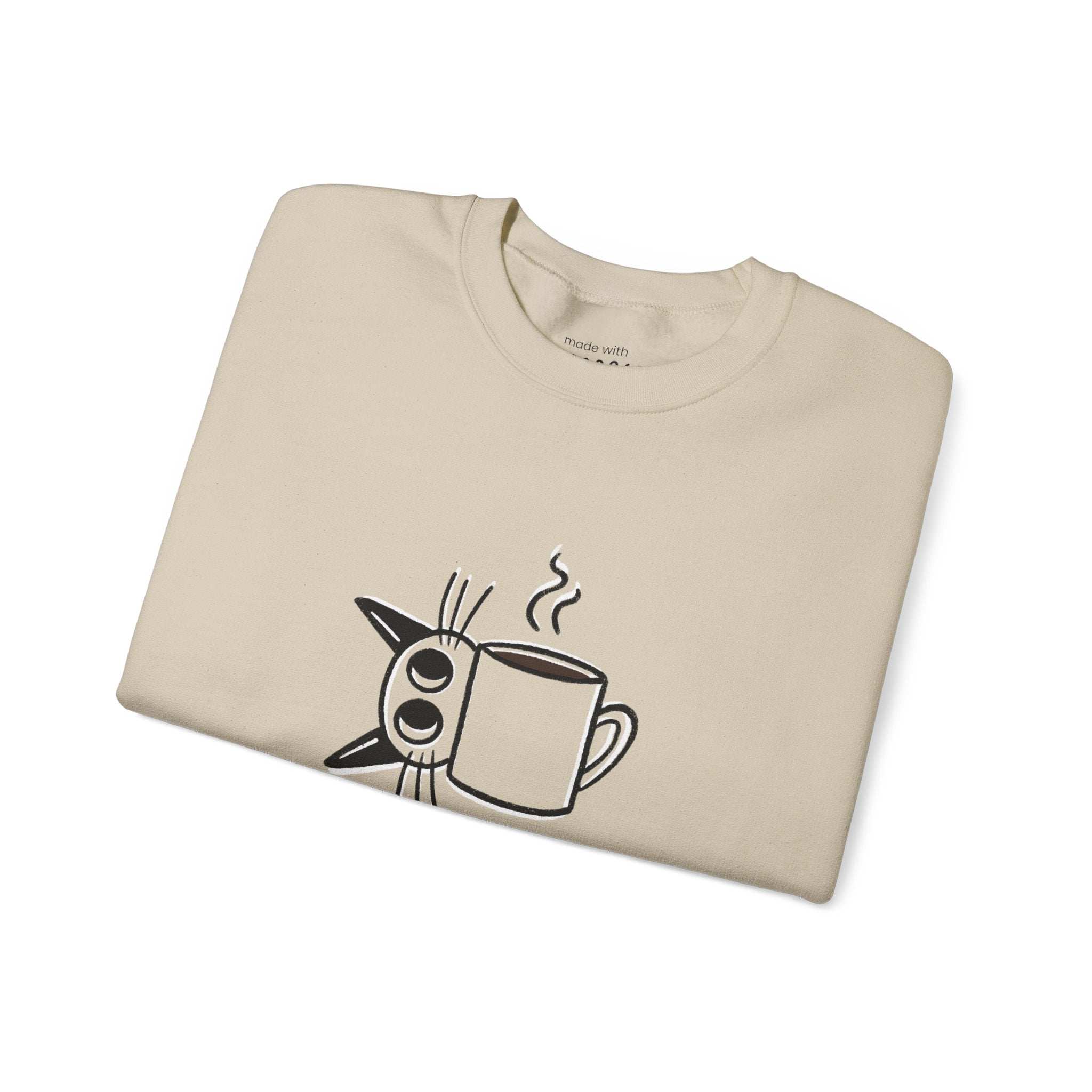 Powered by Caffeine and Purrs Sweatshirt