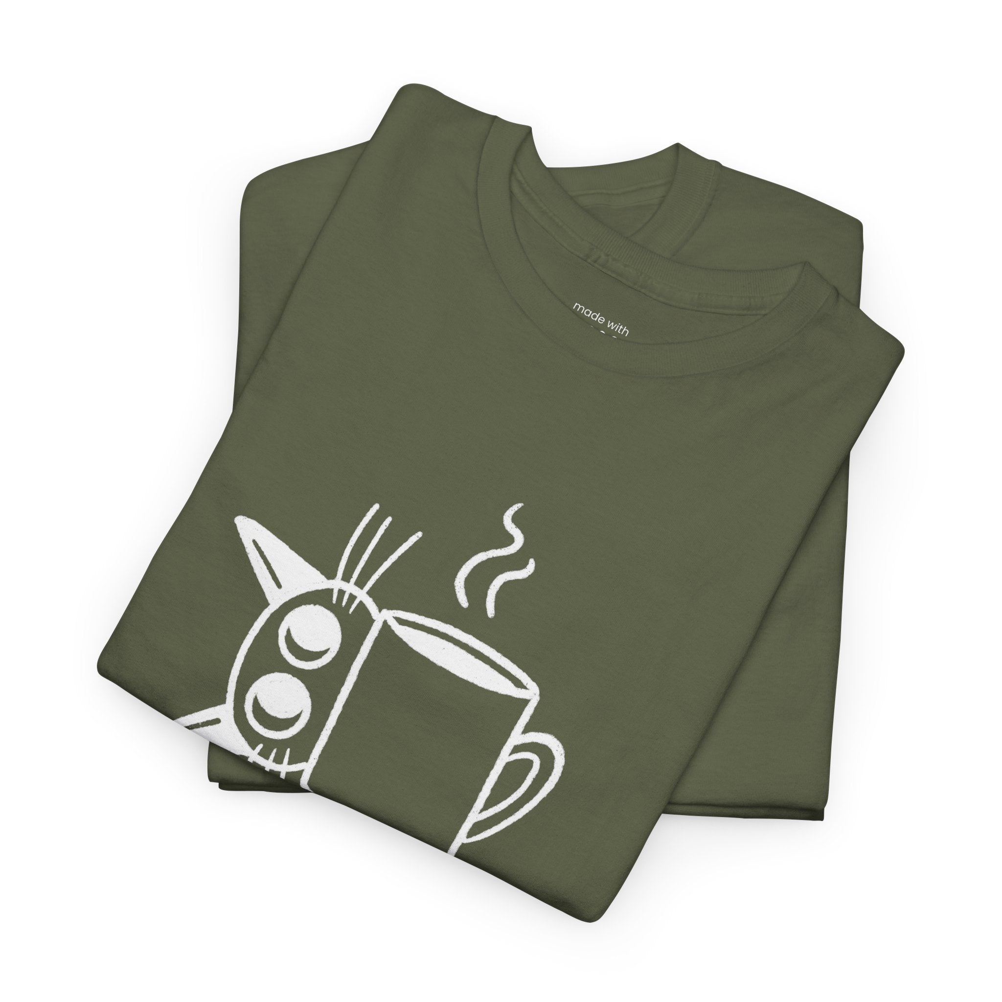 Powered by Caffeine and Purrs T-Shirt