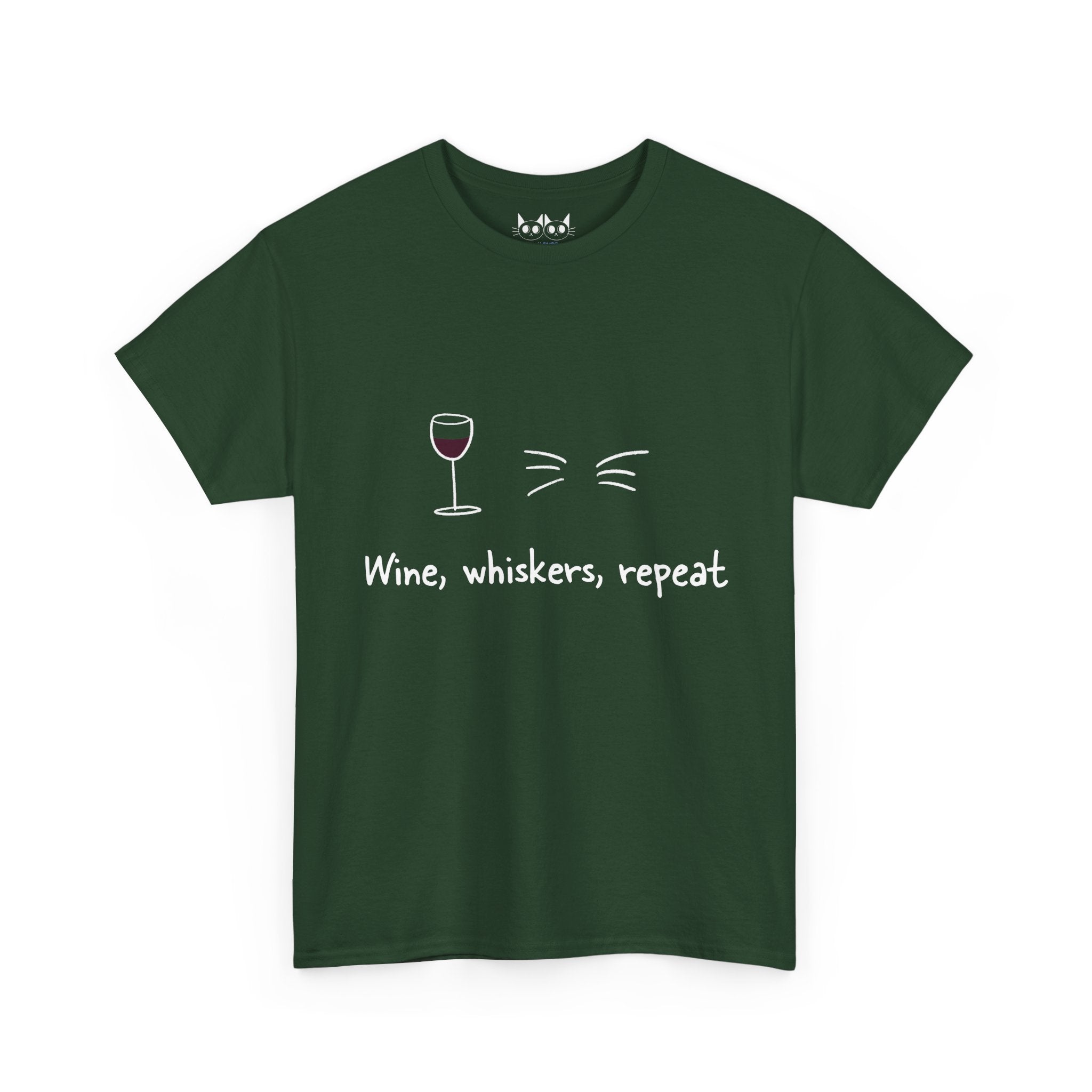 Wine, Whiskers, Repeat T-Shirt