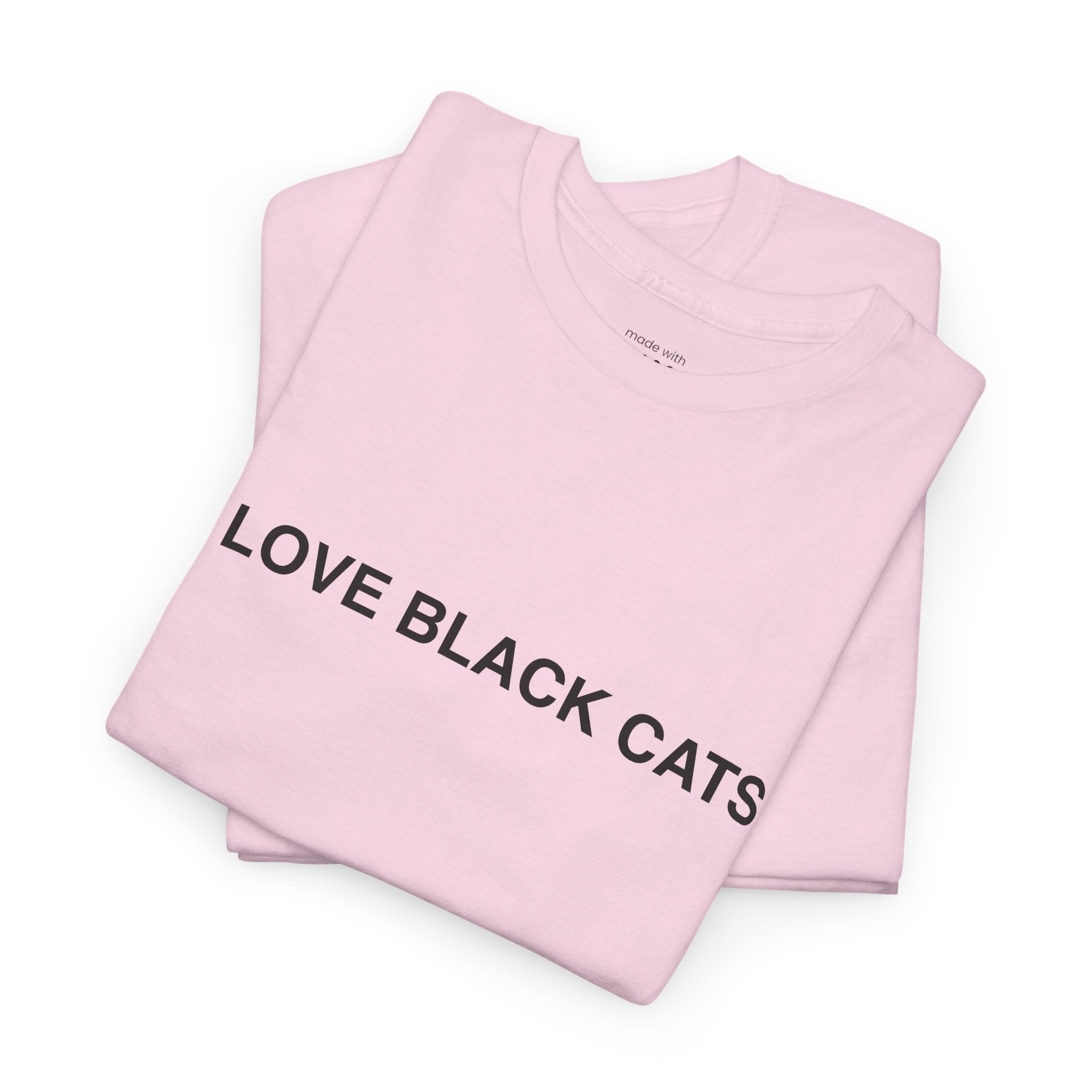 I Love Black Cats T-Shirt