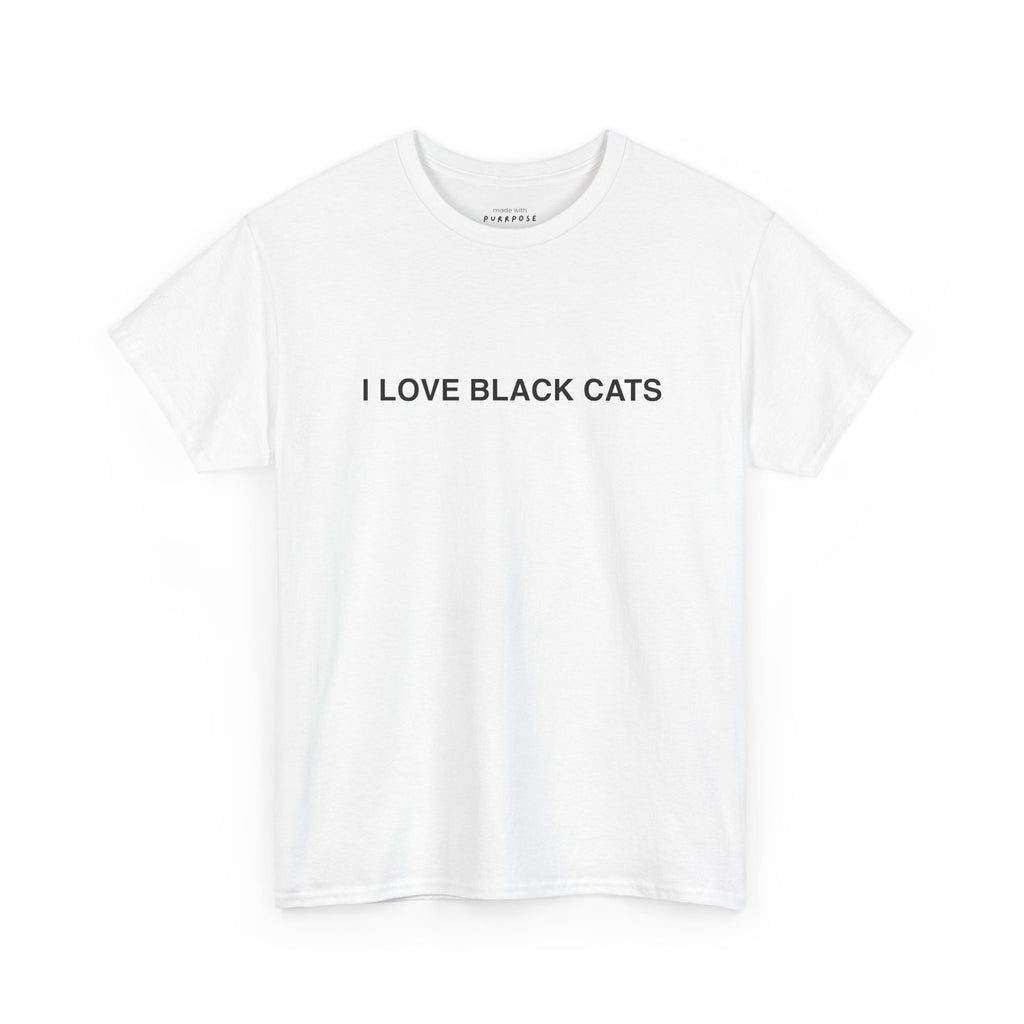 I Love Black Cats T-Shirt