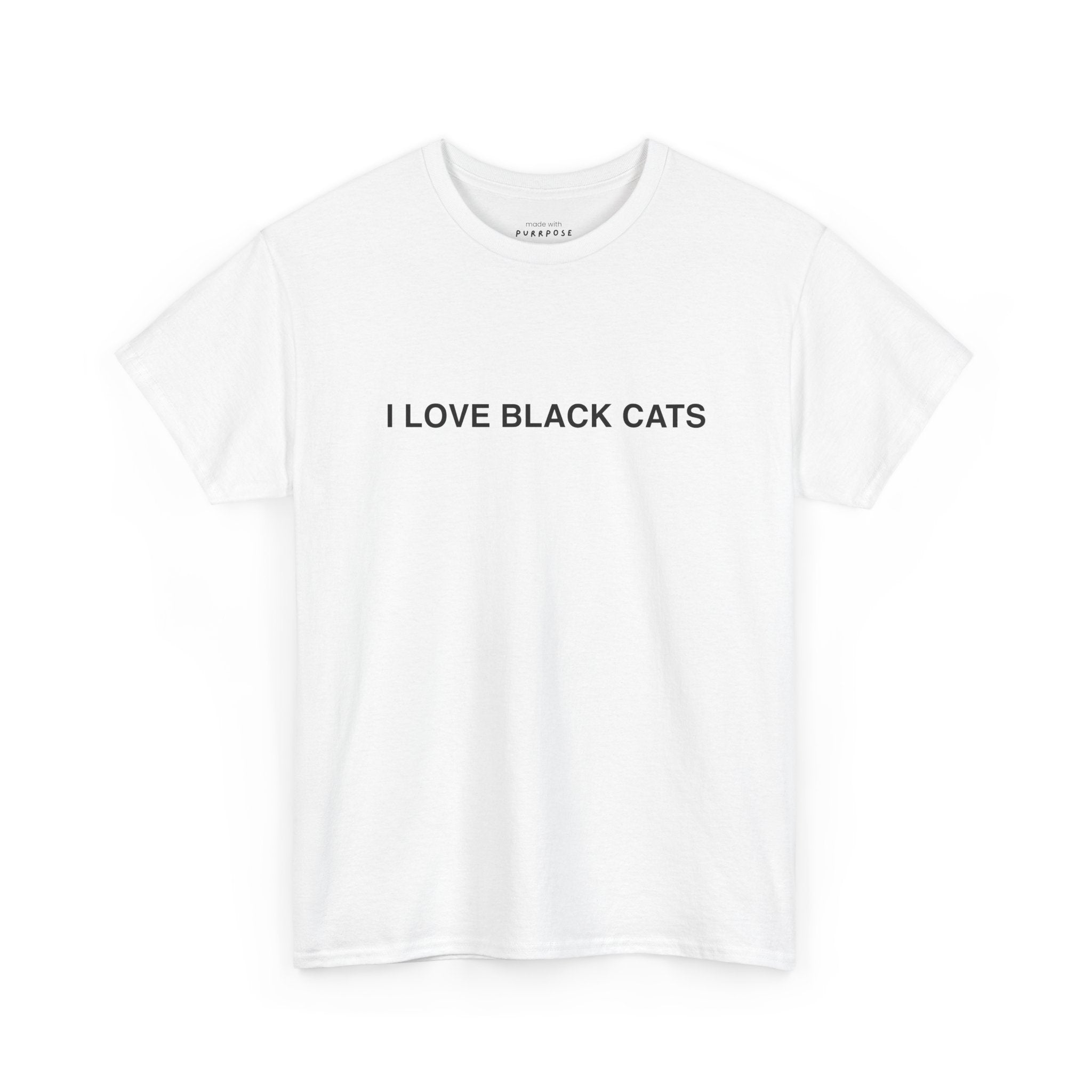 I Love Black Cats T-Shirt