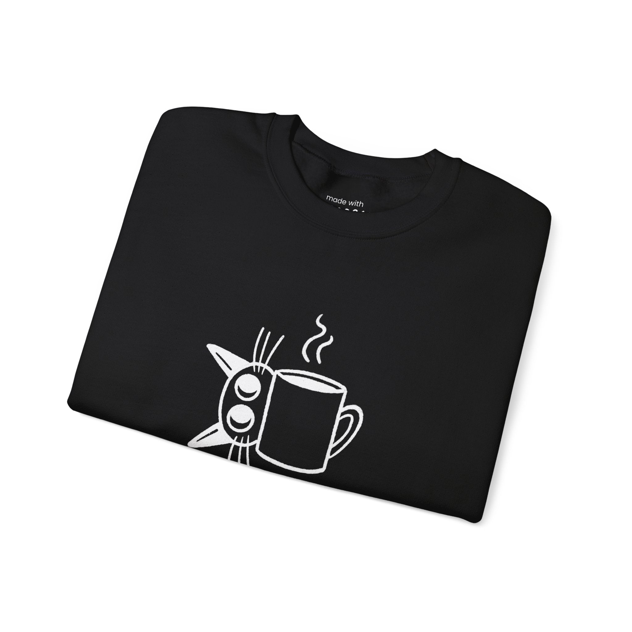 Powered by Caffeine and Purrs Sweatshirt