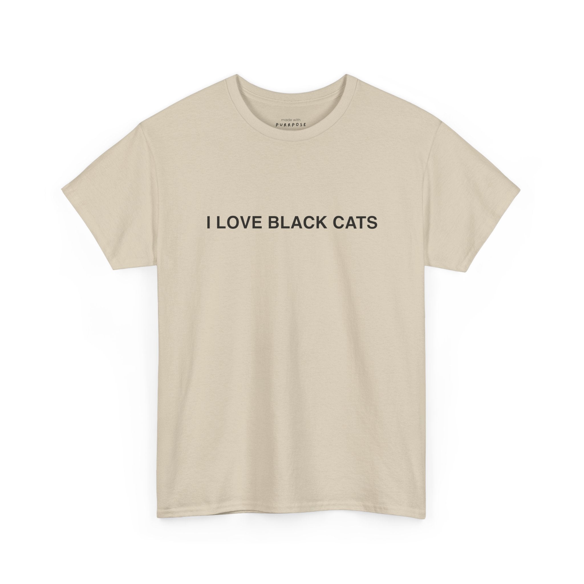 I Love Black Cats T-Shirt