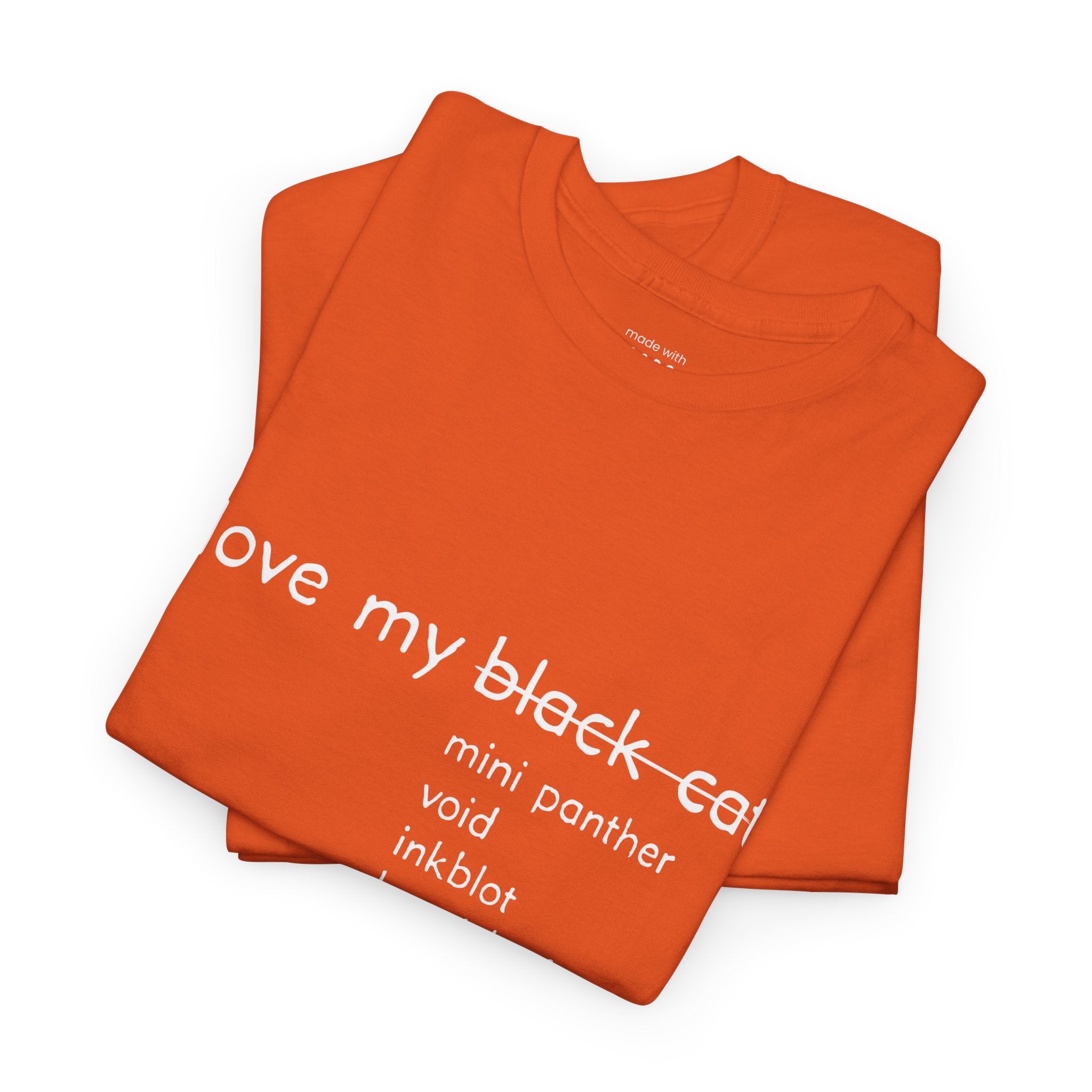 I Love My Black Cat T-Shirt