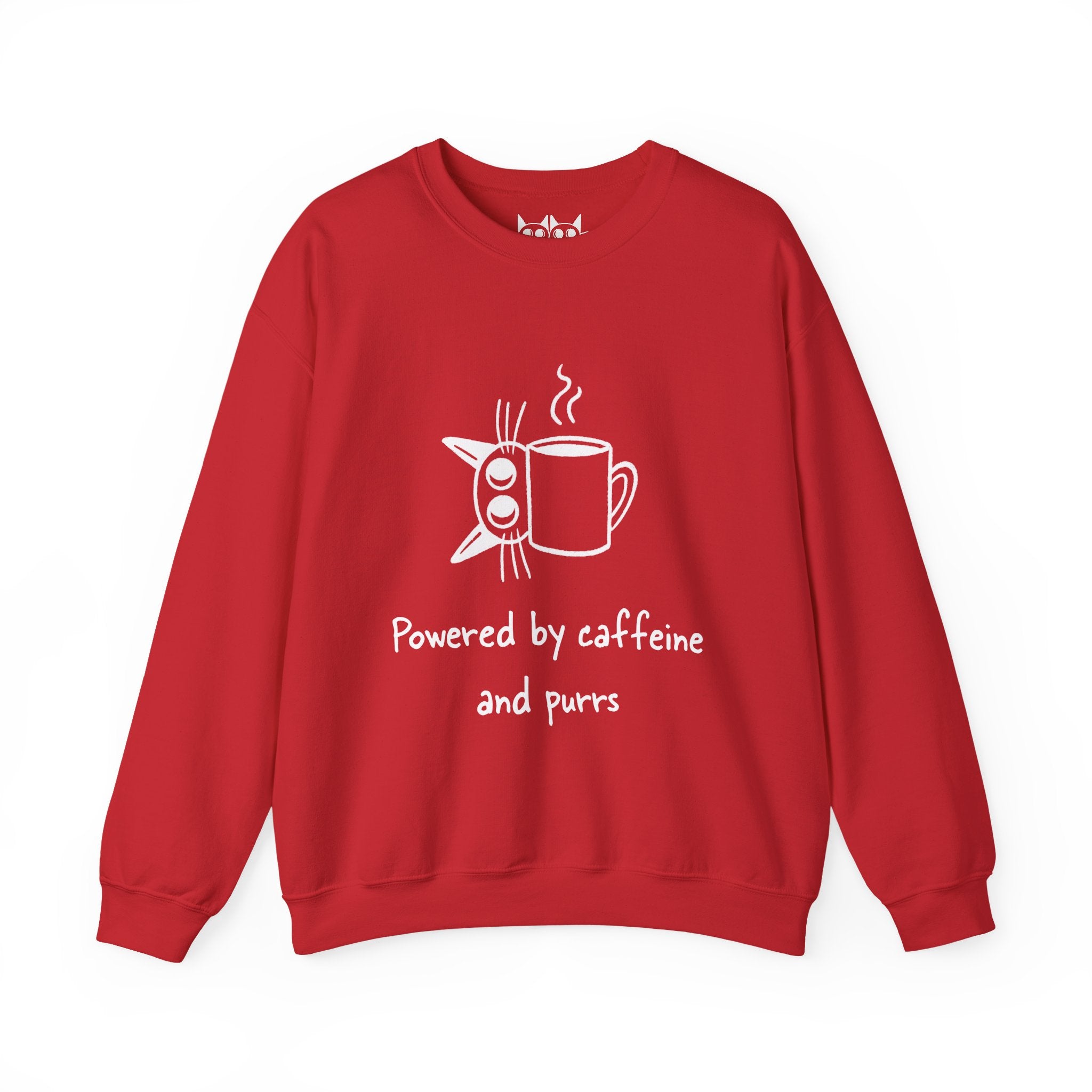 Powered by Caffeine and Purrs Sweatshirt
