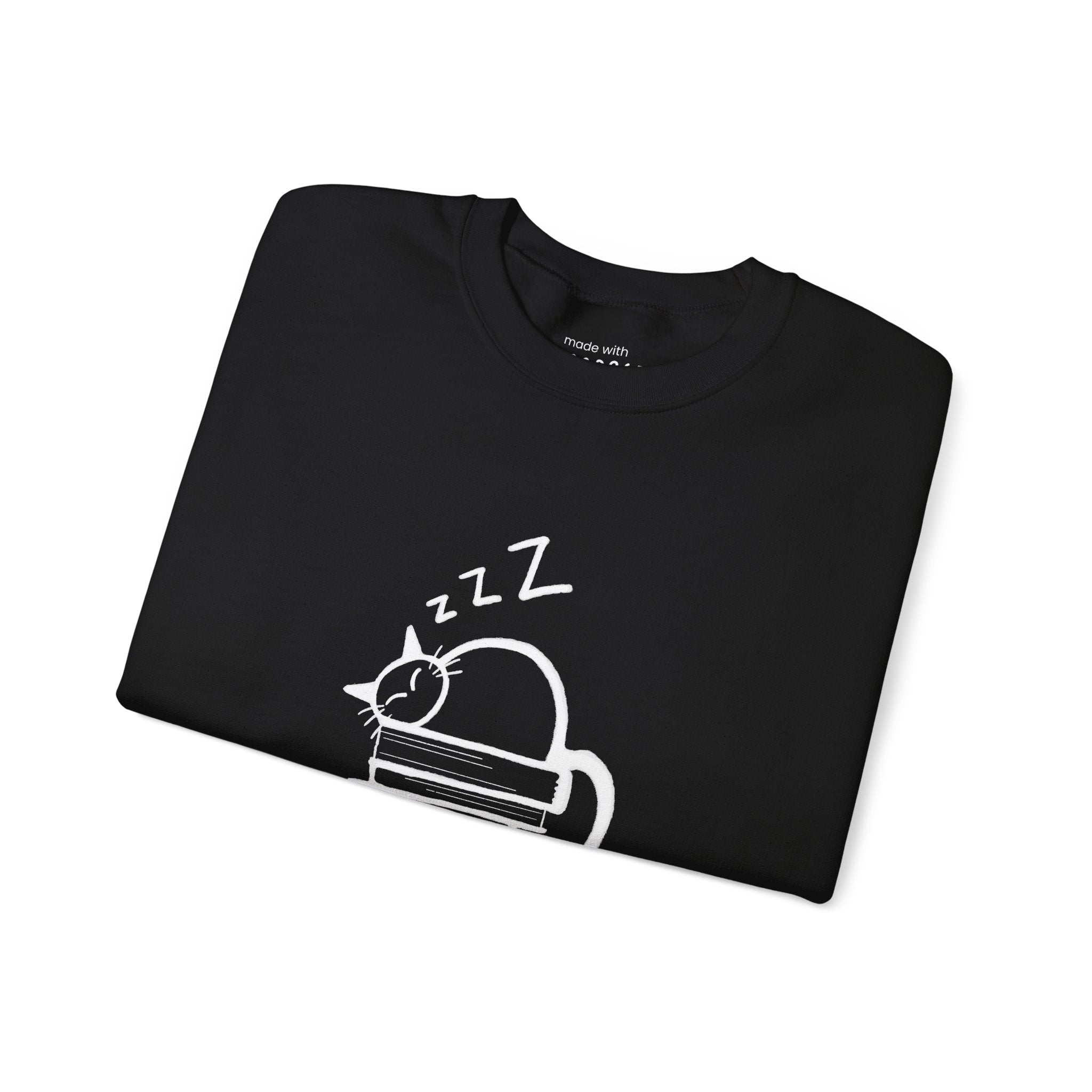 Books. Cats. Life is Good Sweatshirt