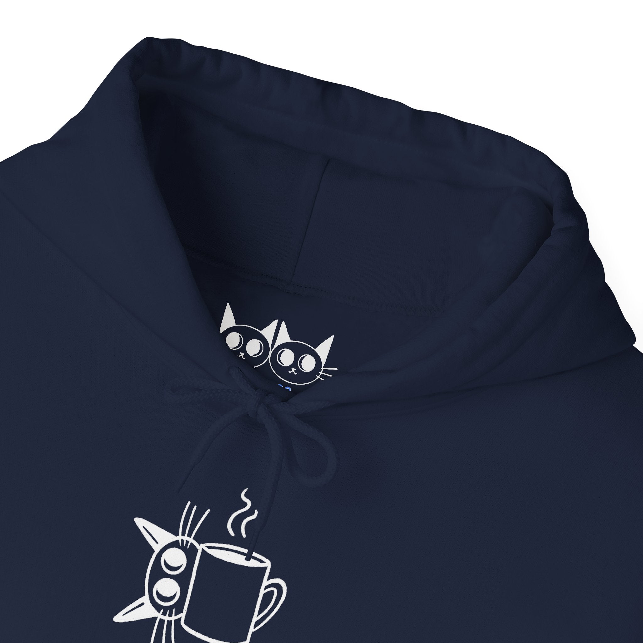 Powered by Caffeine and Purrs Hoodie