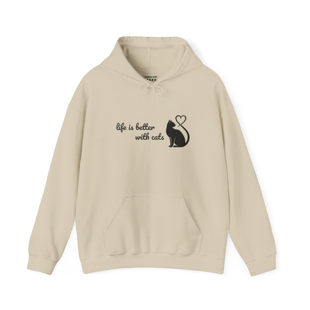 Life is Better With Cats Cats Hoodie