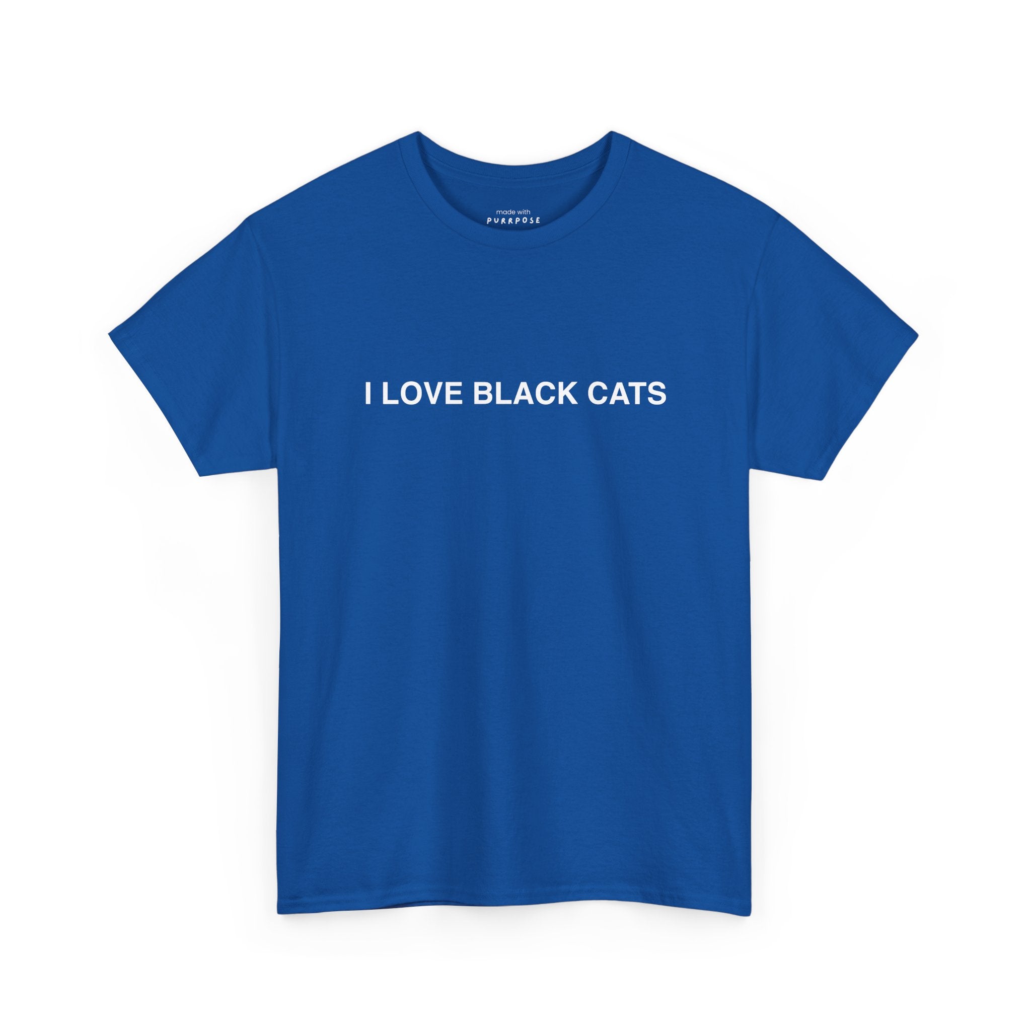 I Love Black Cats T-Shirt
