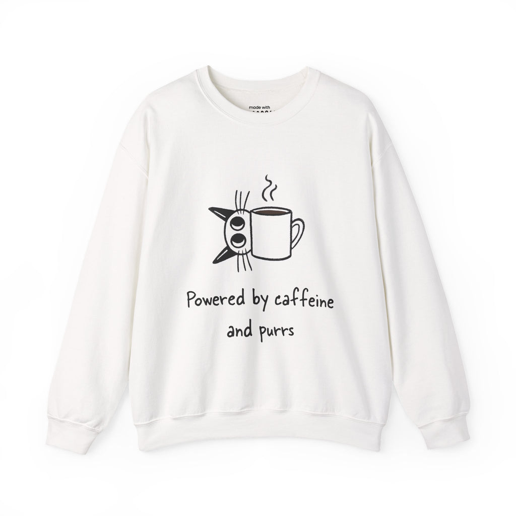 Powered by Caffeine and Purrs Sweatshirt