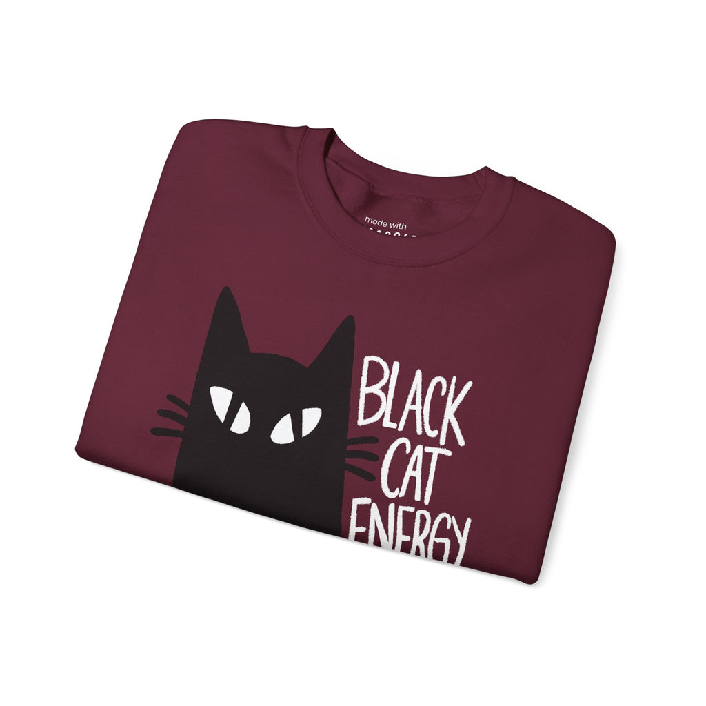 Black Cat Energy Sweatshirt