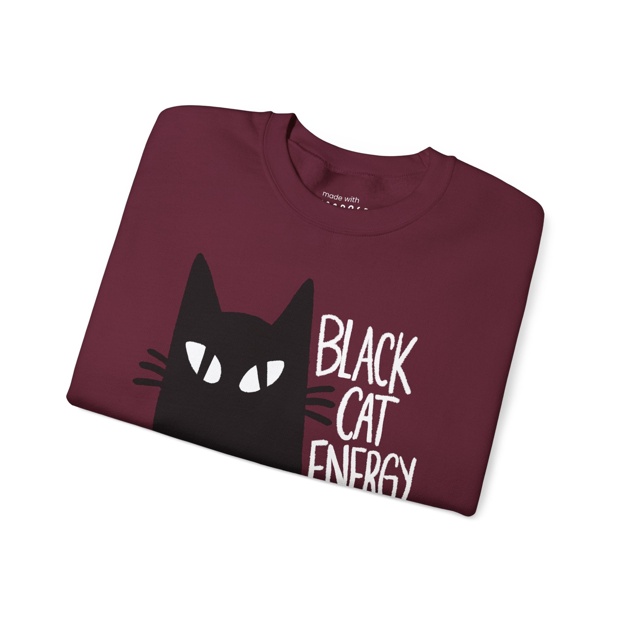 Black Cat Energy Sweatshirt
