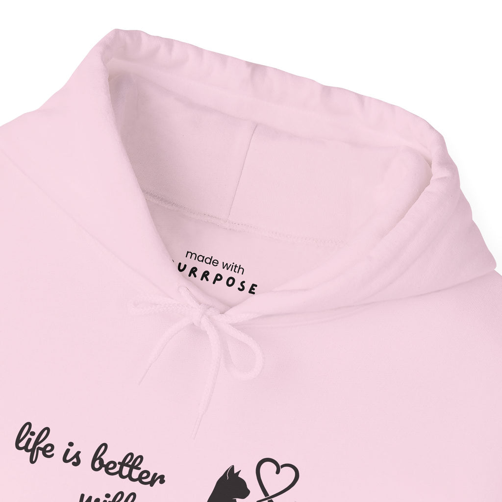Life is Better With Cats Cats Hoodie